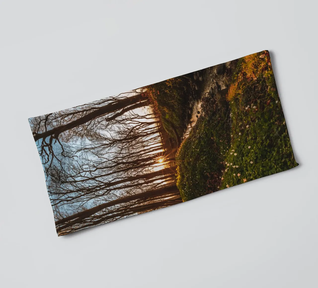 Ghost forest in Nienhagen on the Baltic Sea towel by Marcus Beckert | Fotografie