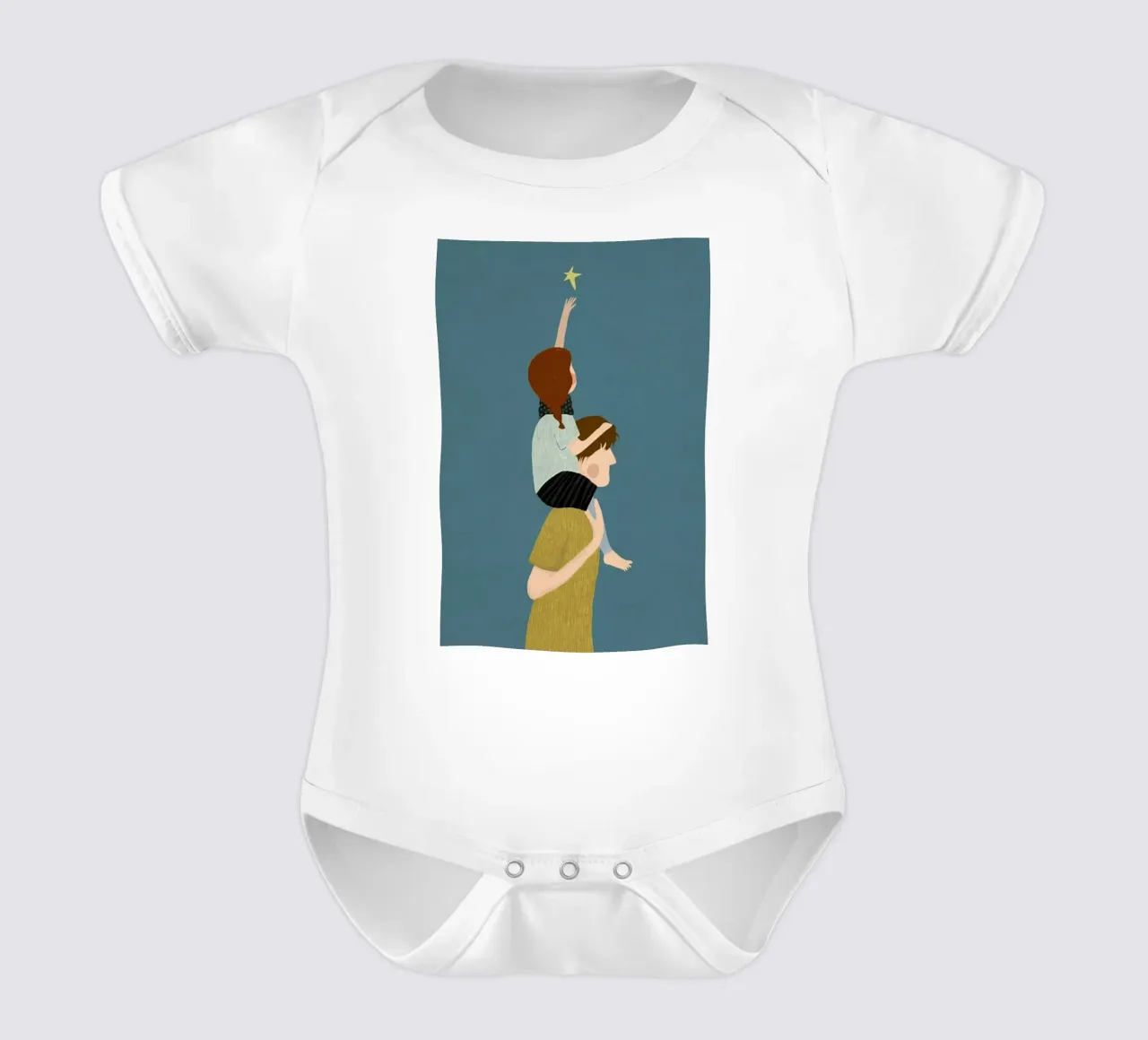 Dad body neonato maniche corte da Amalia Restrepo