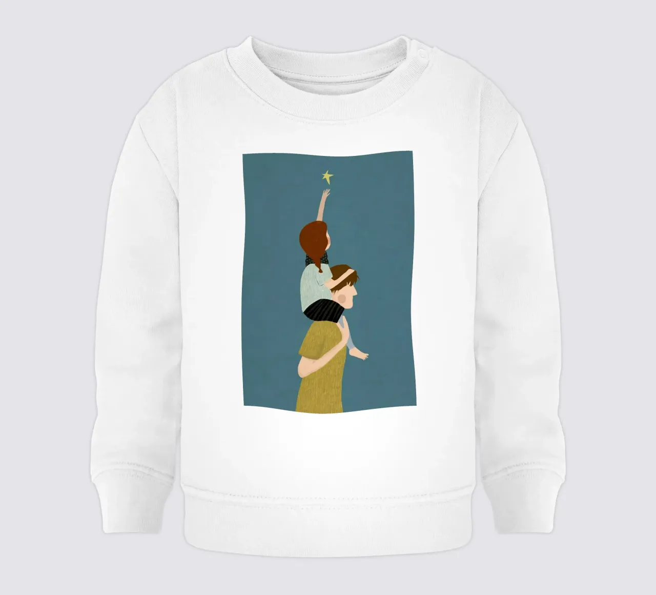 Dad baby sweatshirt by Amalia Restrepo