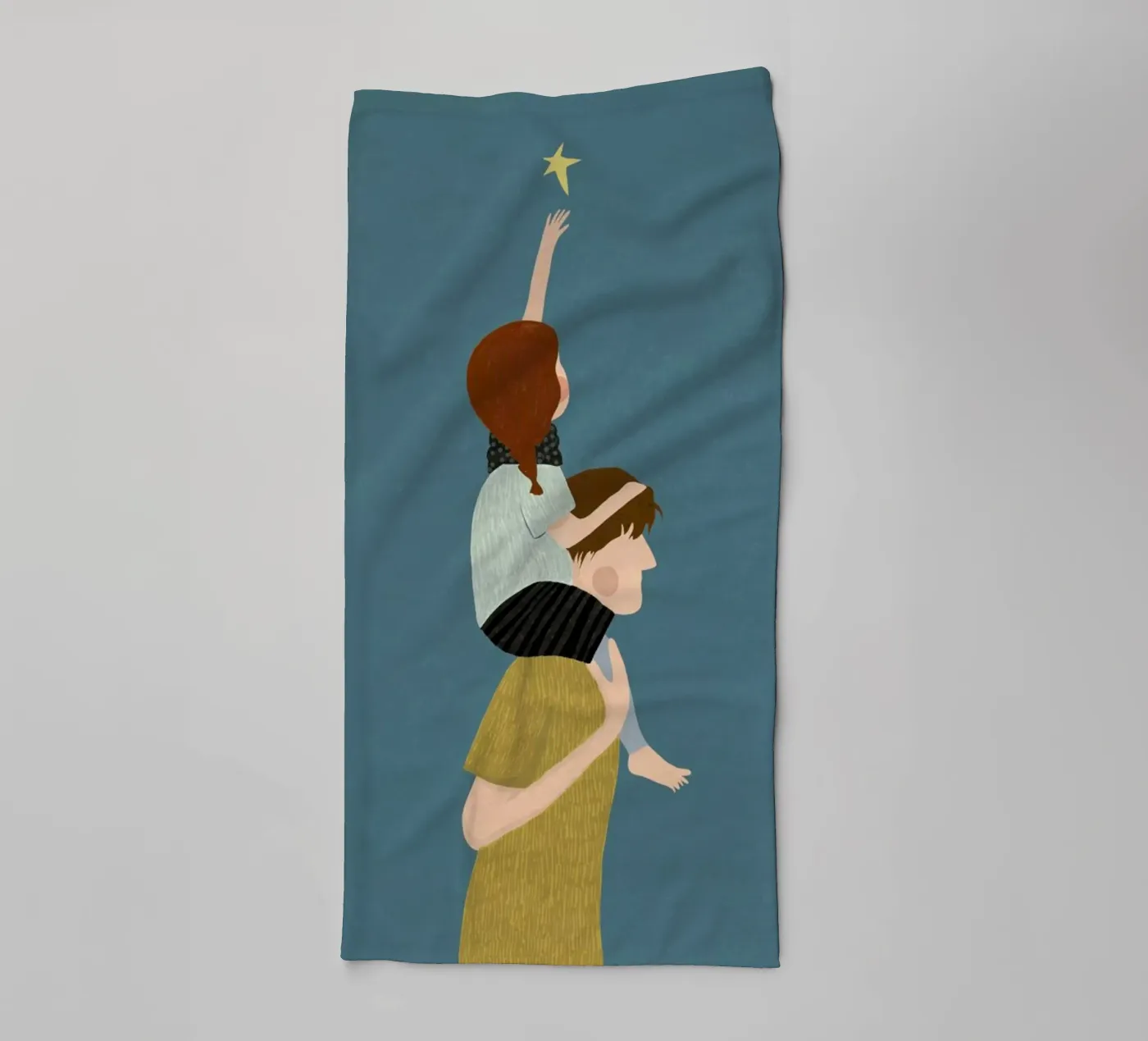 Dad towel by Amalia Restrepo