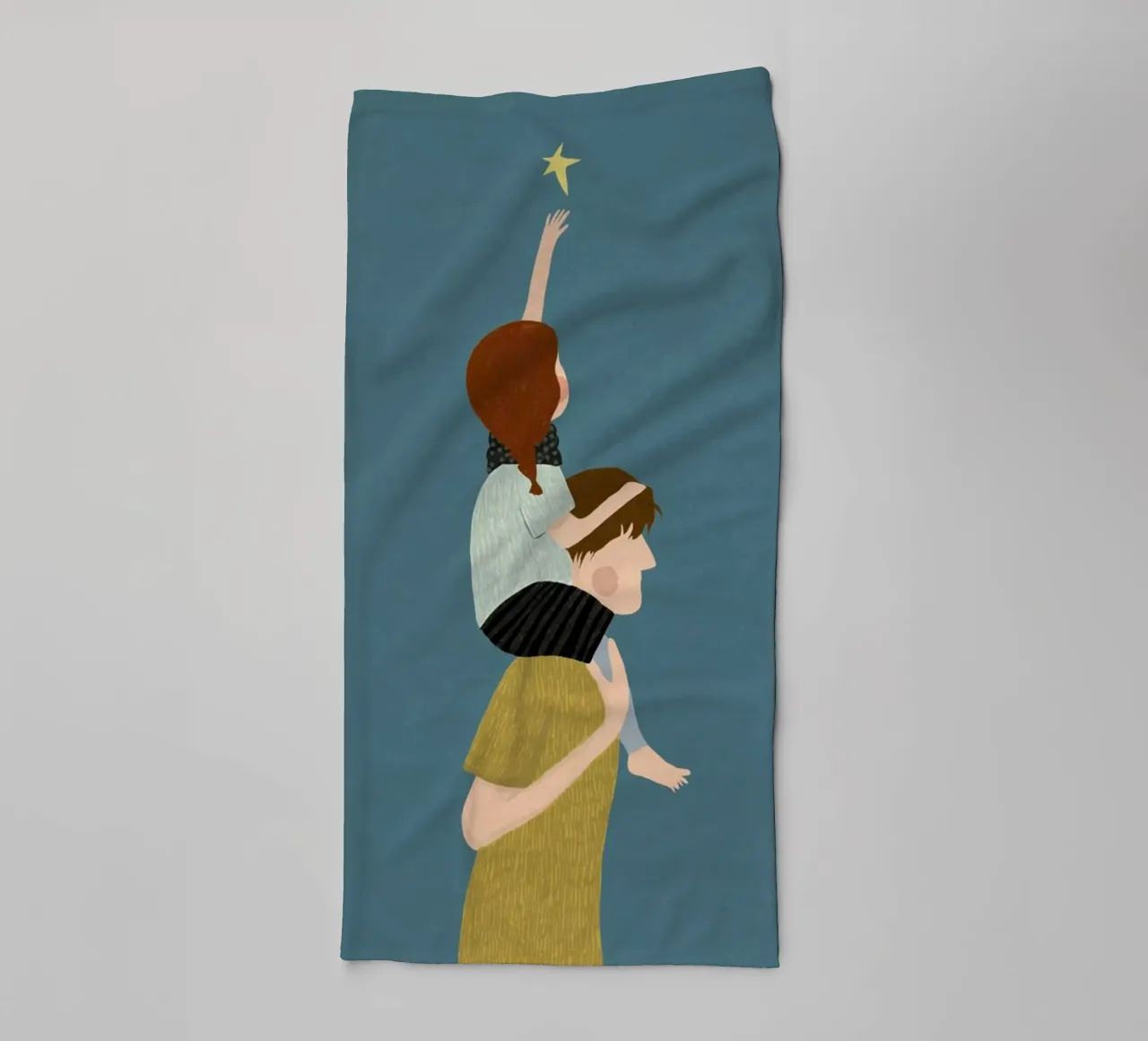 Dad towel by Amalia Restrepo