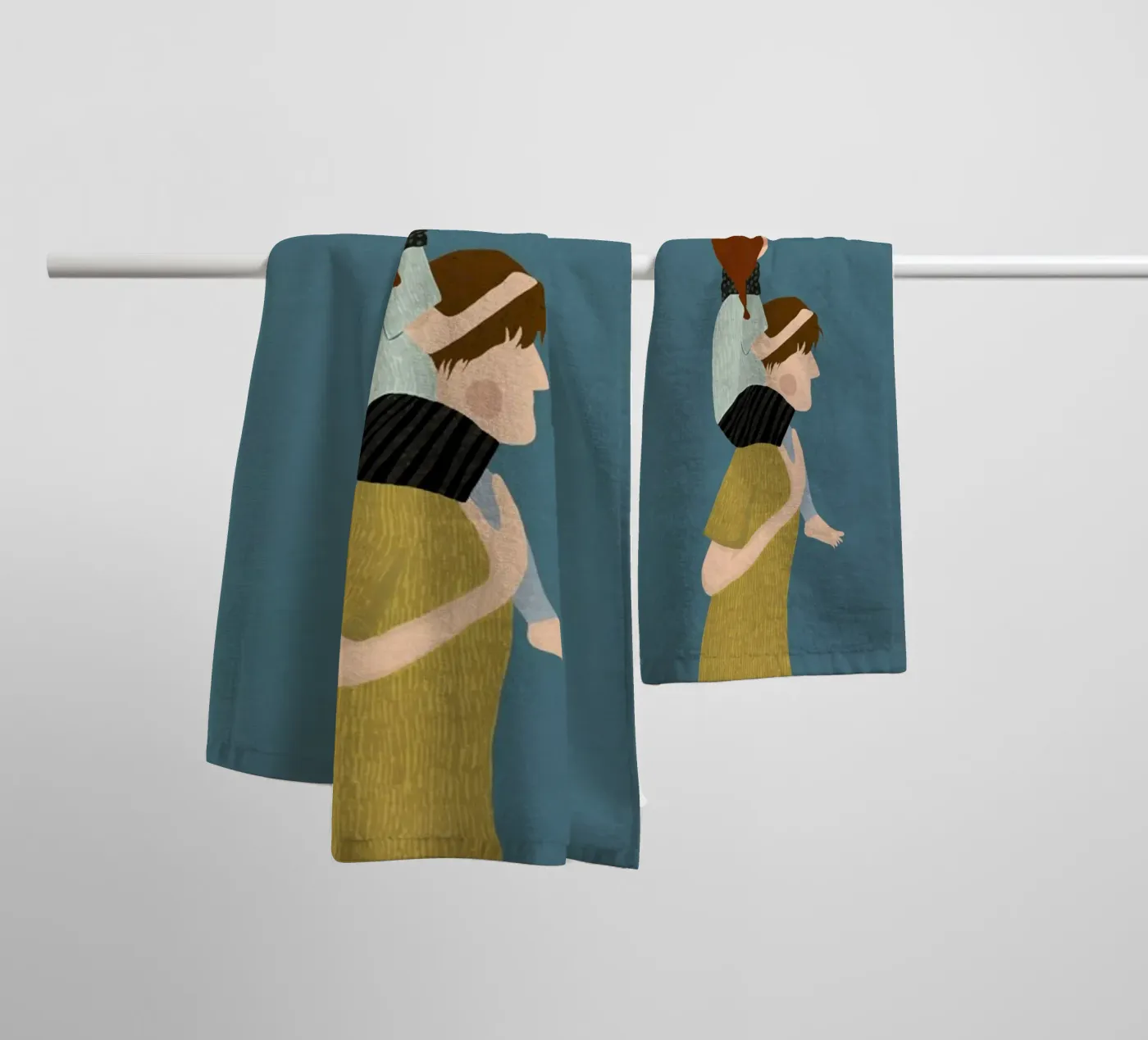 Dad towel by Amalia Restrepo