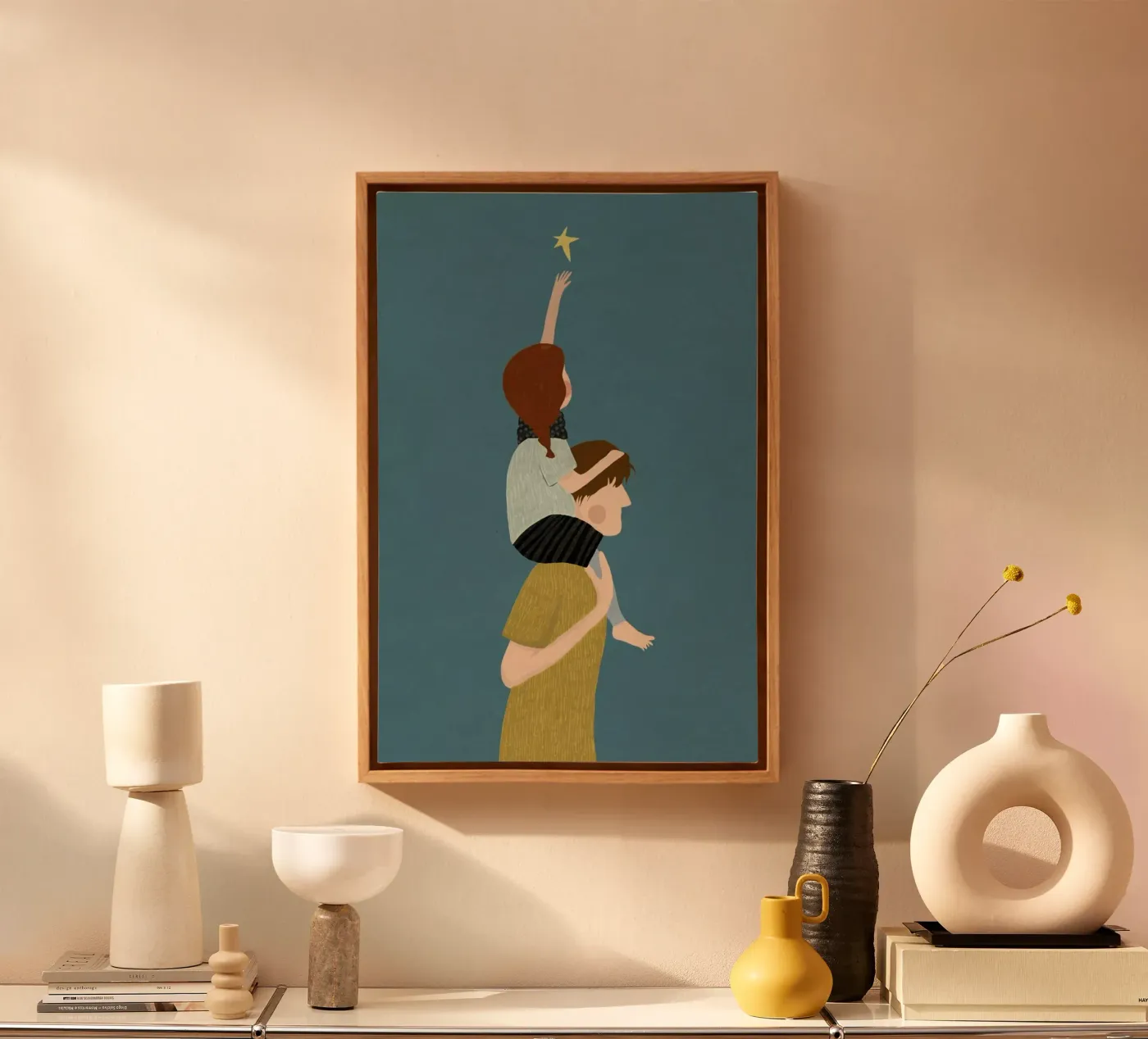 Dad canvas van Amalia Restrepo