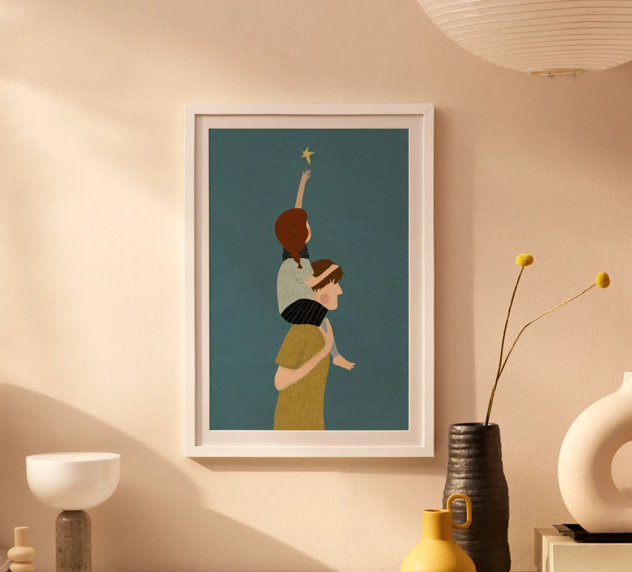 Dad Poster von Amalia Restrepo