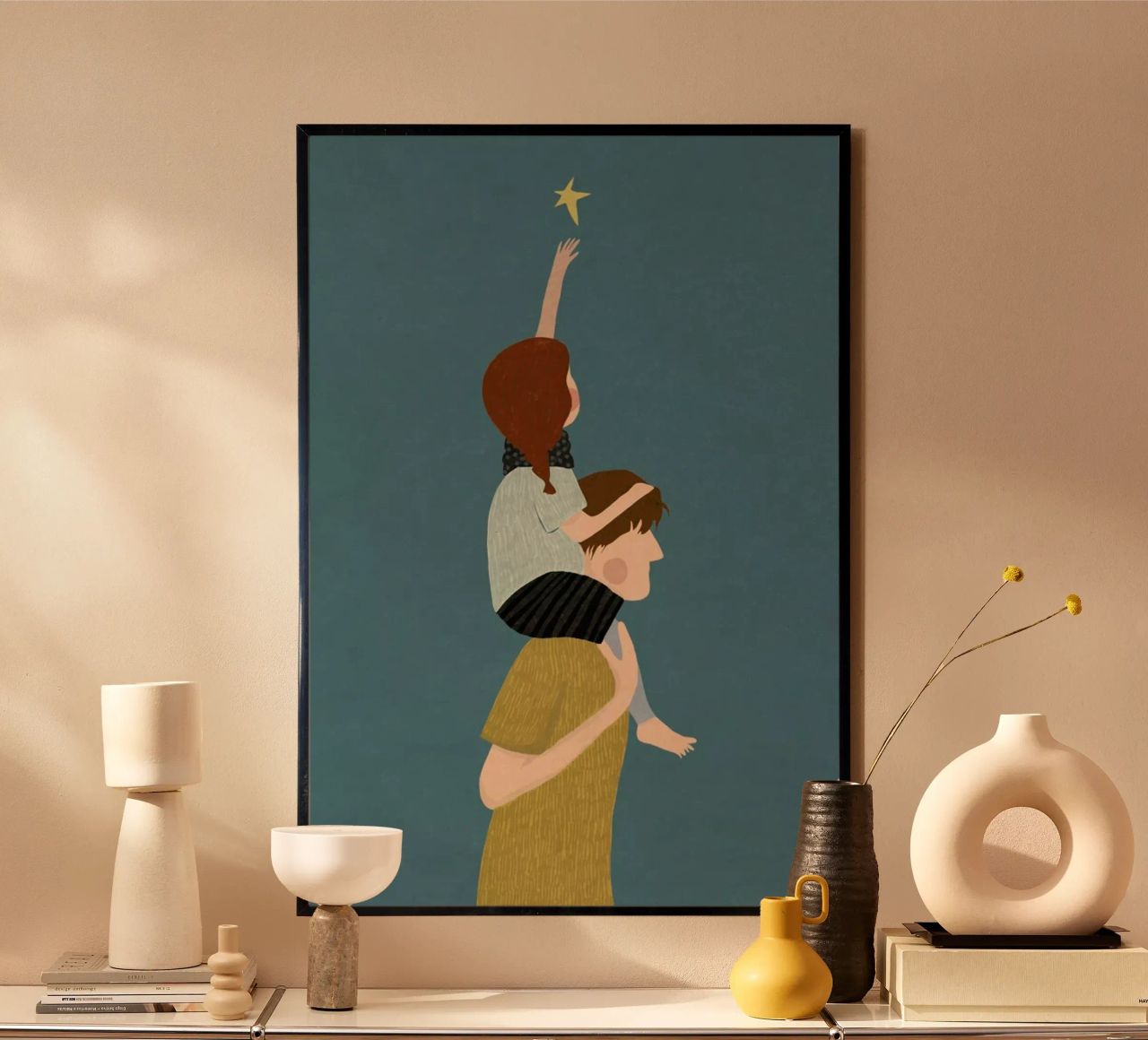Dad Poster von Amalia Restrepo