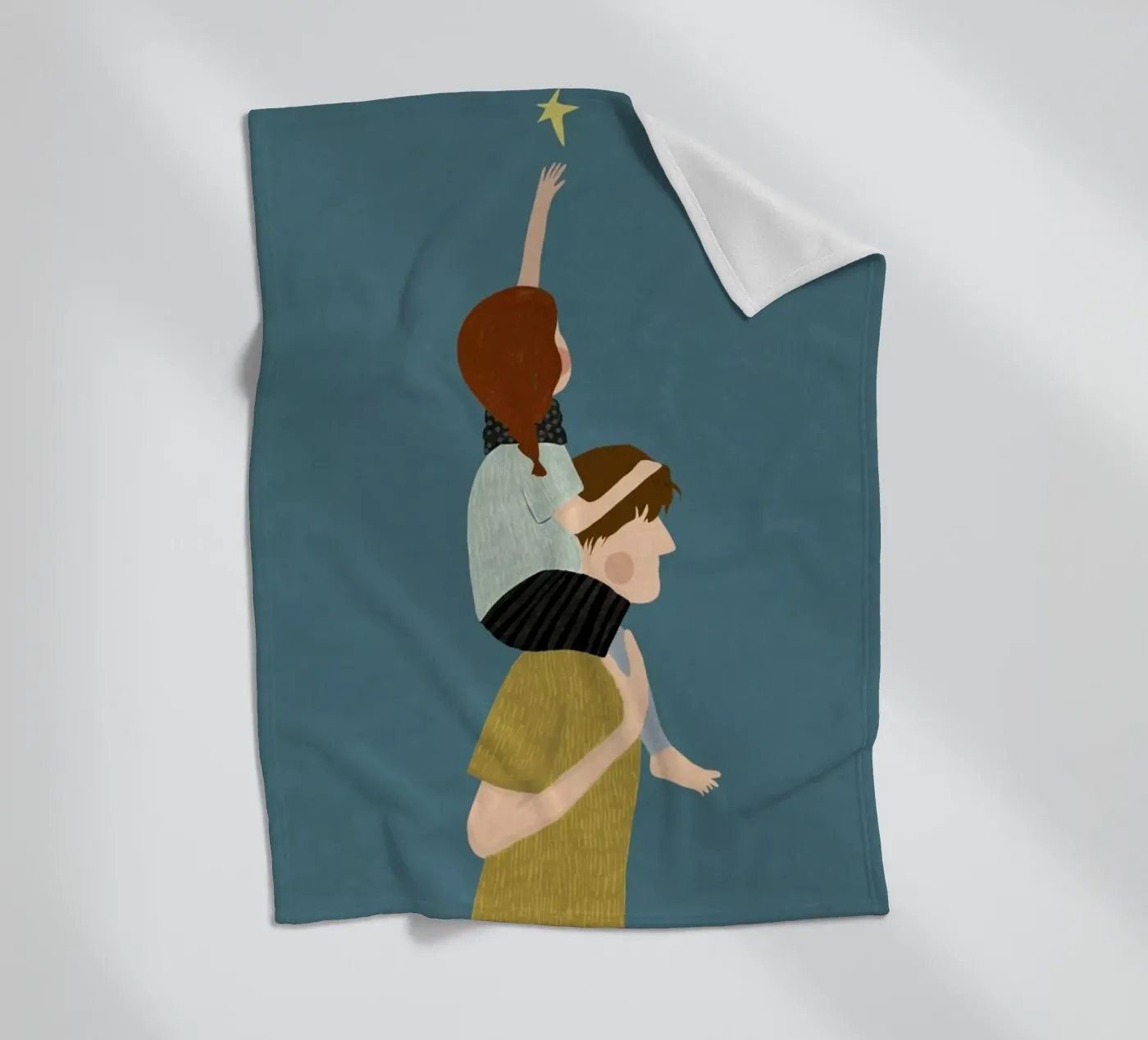 Dad Fleecedecke von Amalia Restrepo