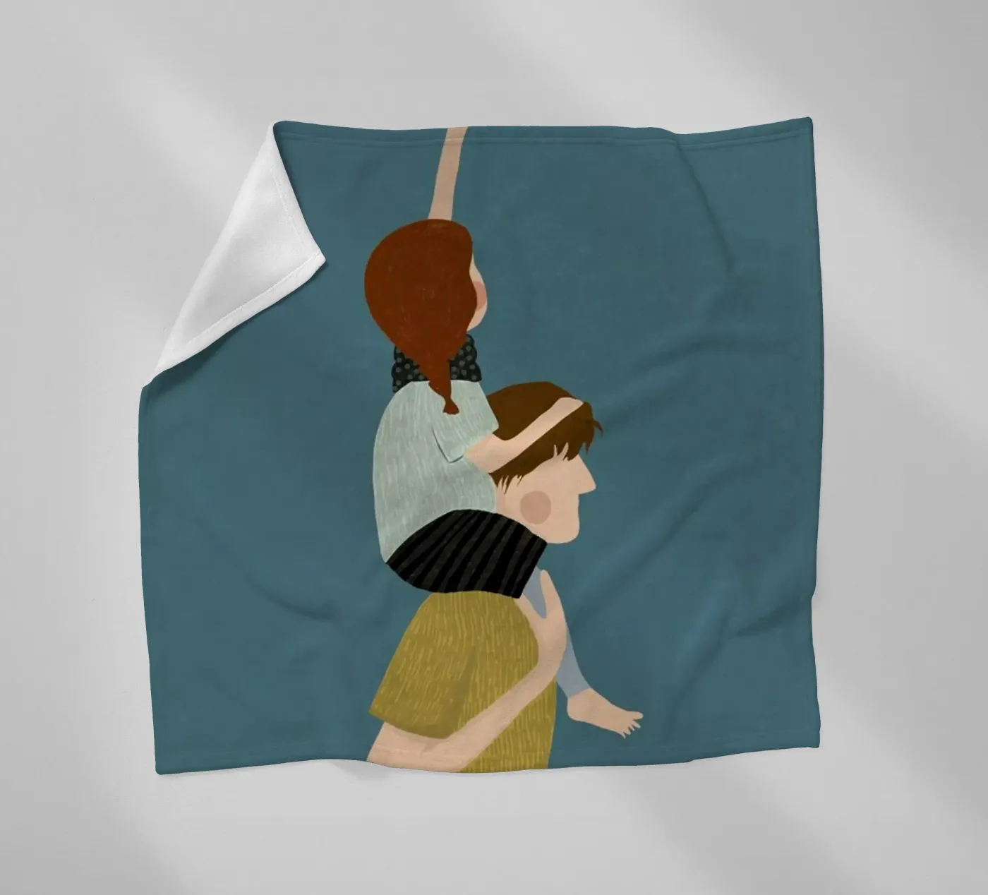Dad Fleecedecke von Amalia Restrepo