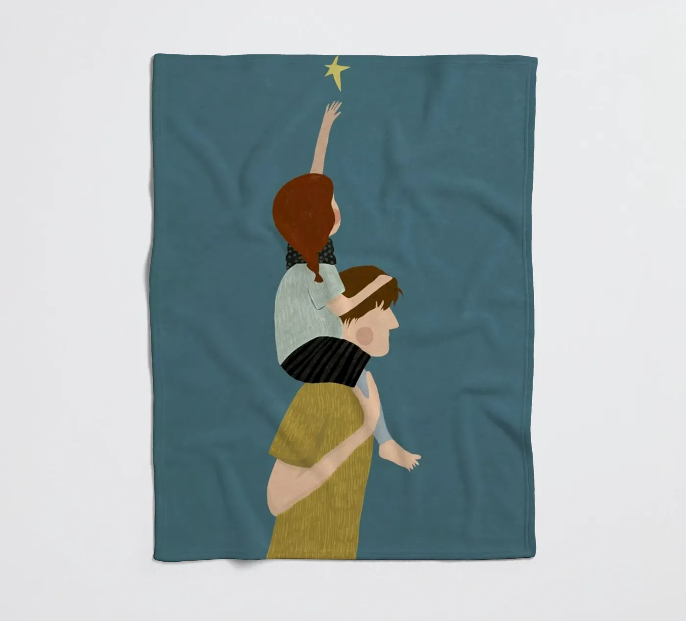 Dad Fleecedecke von Amalia Restrepo