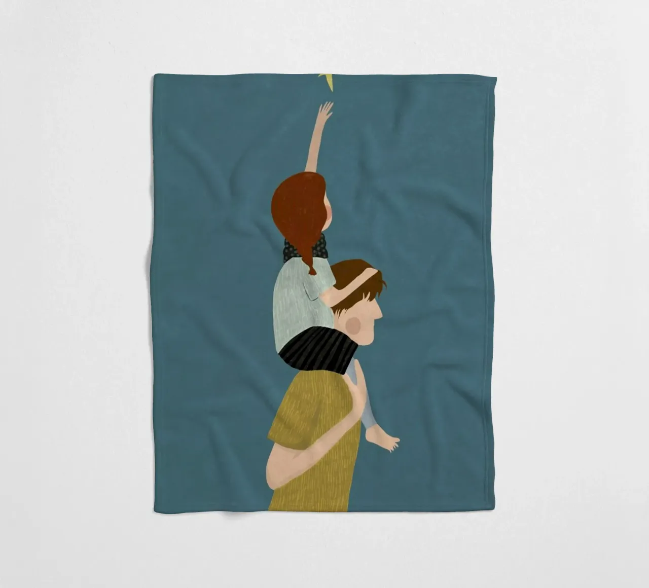 Dad fleecedeken van Amalia Restrepo