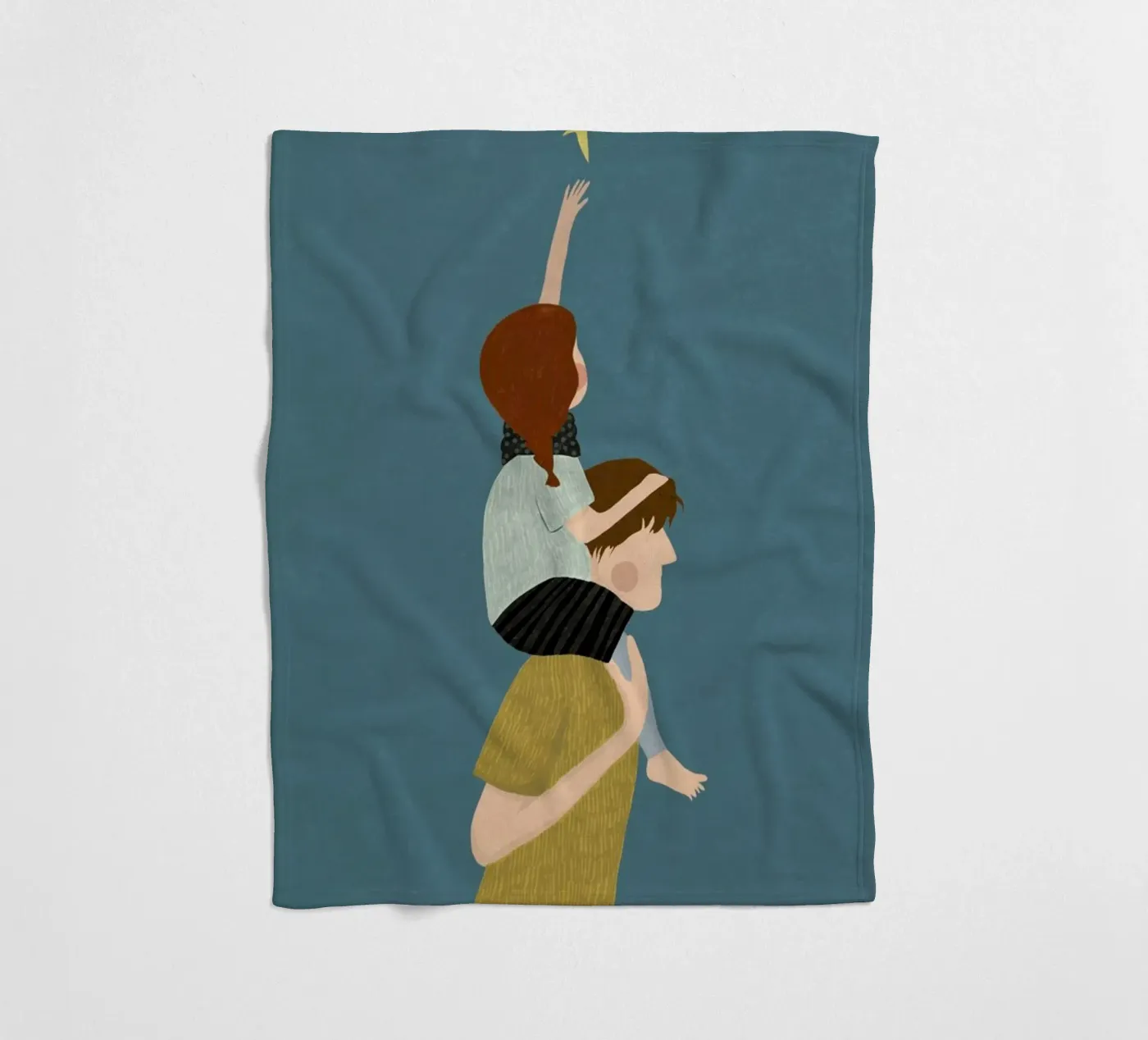 Dad Fleecedecke von Amalia Restrepo