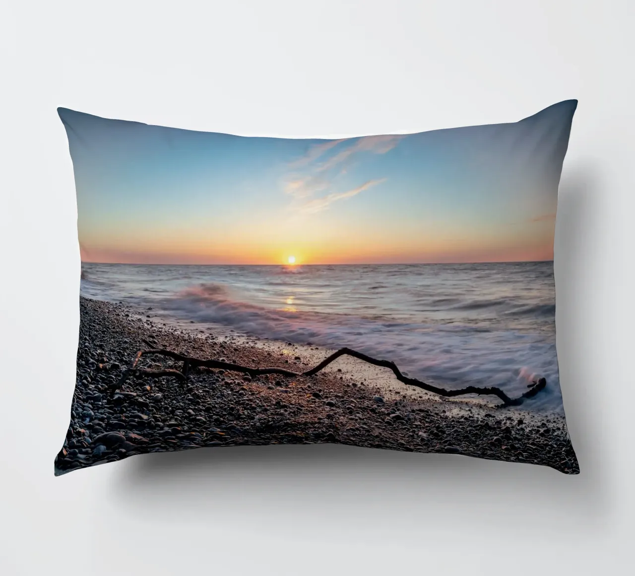 Tramonto sul Mar Baltico cuscino da Marcus Beckert | Fotografie