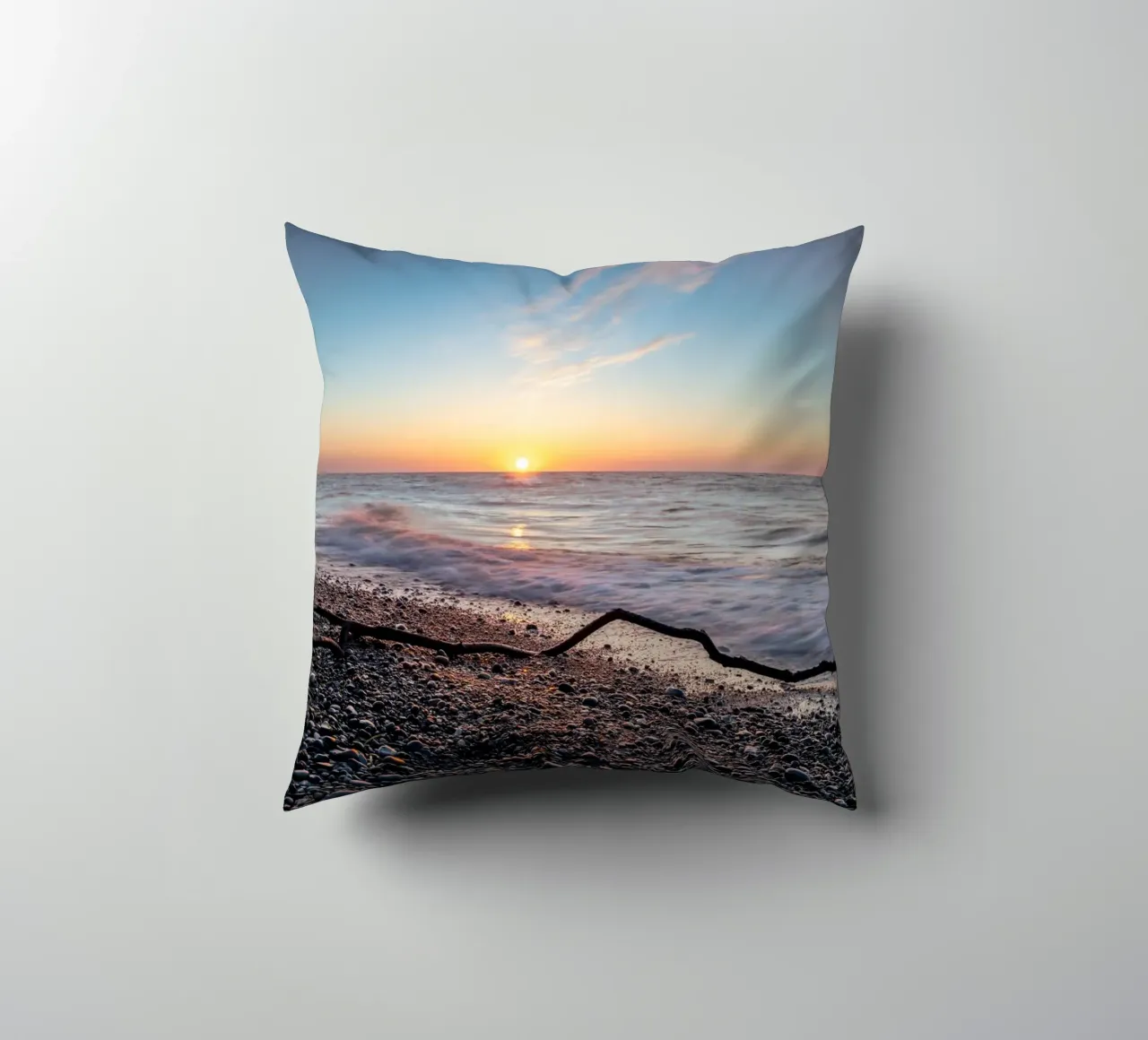 Tramonto sul Mar Baltico cuscino da Marcus Beckert | Fotografie