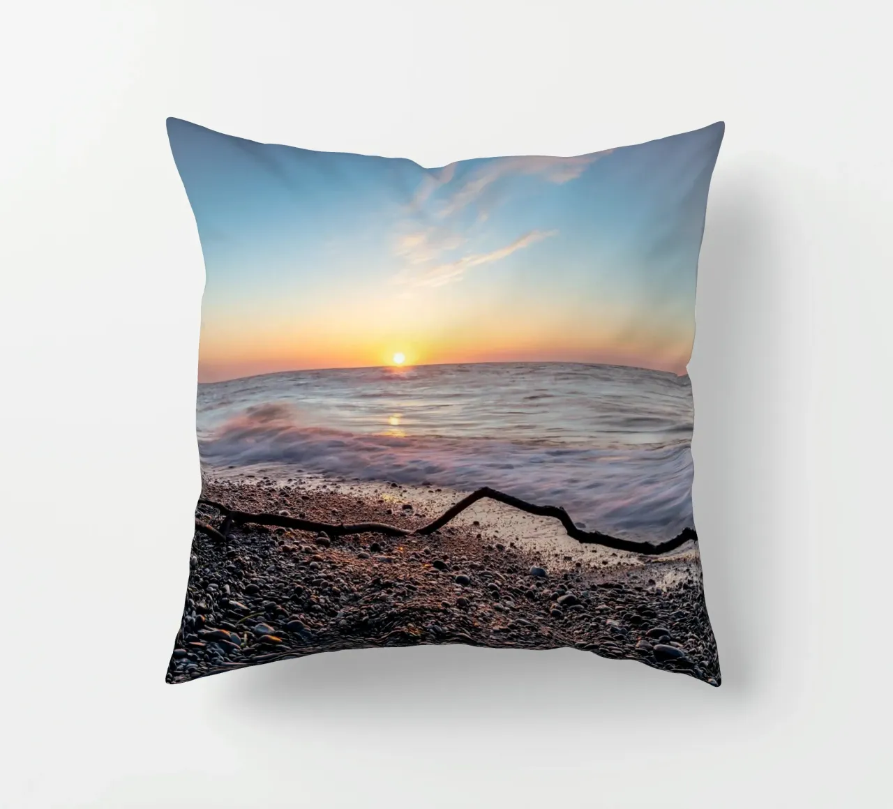 Tramonto sul Mar Baltico cuscino da Marcus Beckert | Fotografie