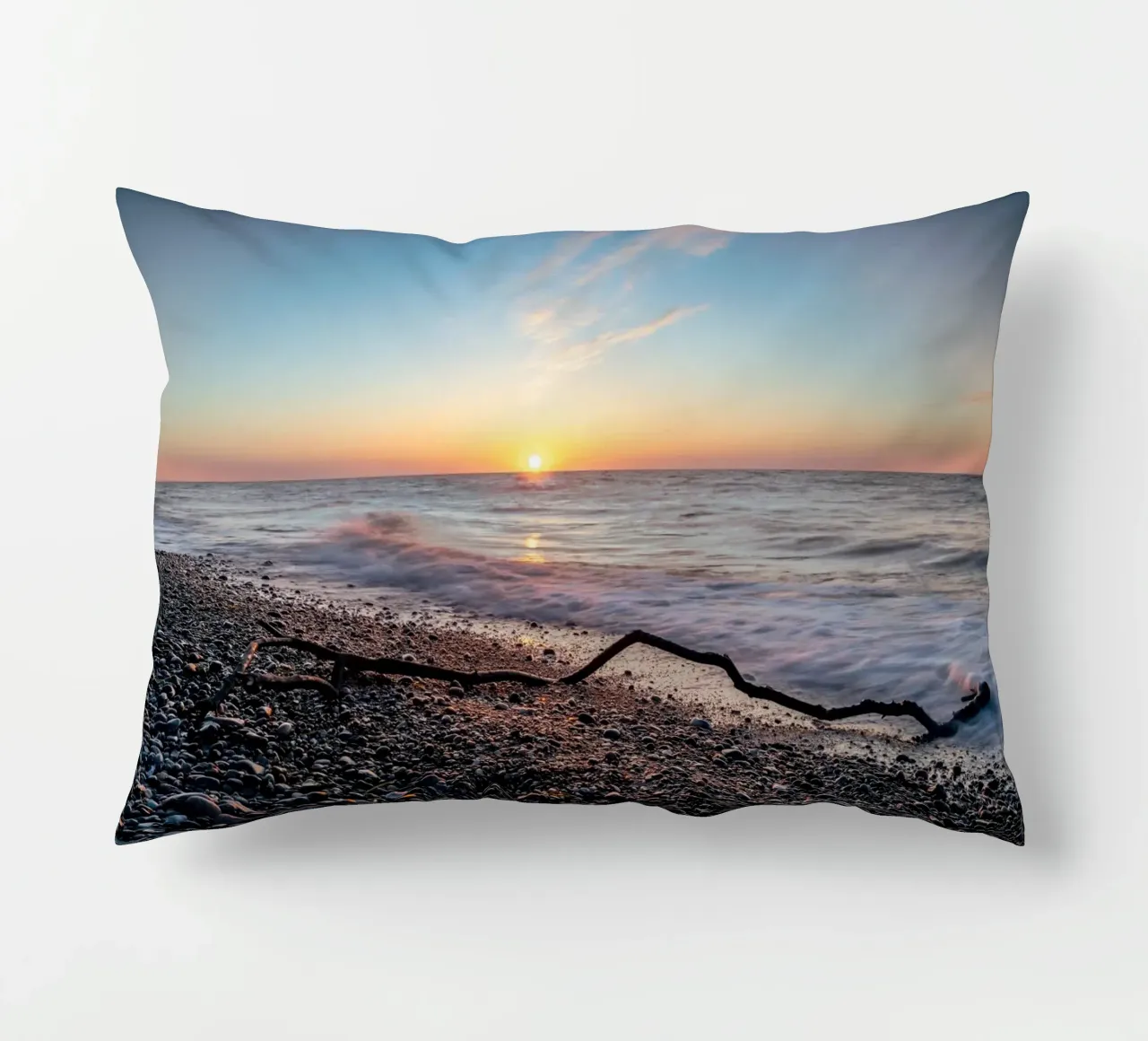 Tramonto sul Mar Baltico cuscino da Marcus Beckert | Fotografie