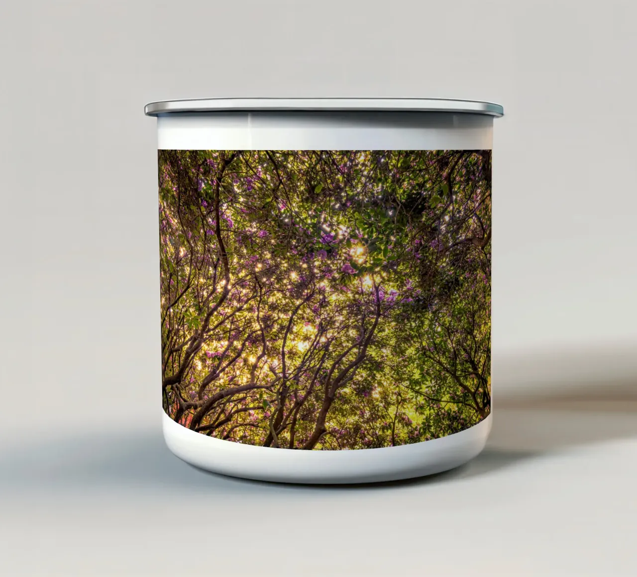 Rododendro al sole tazza in smalto da Marcus Beckert | Fotografie