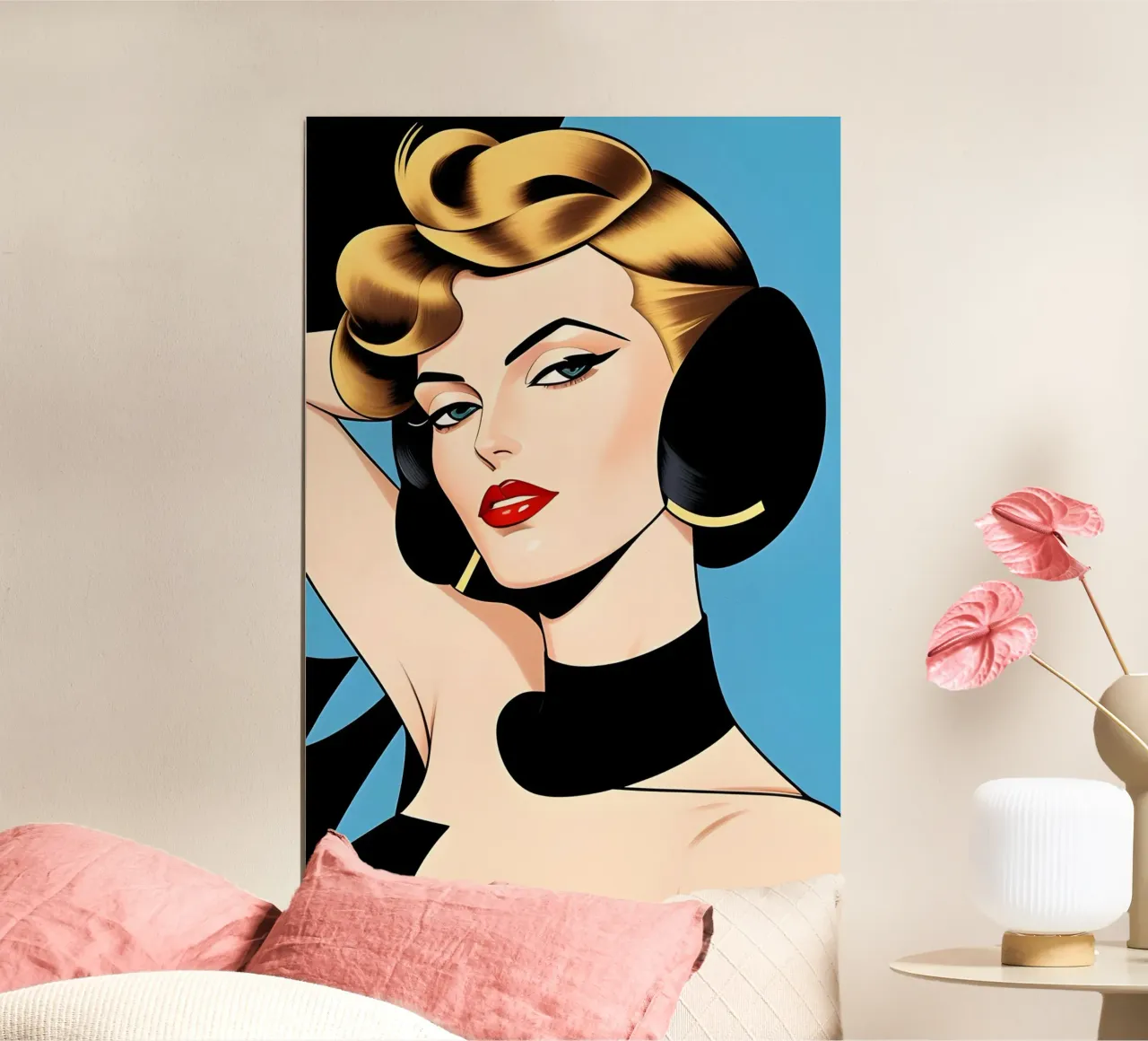 Art Deco senza tempo poster con telaio in plastica da ART DECO