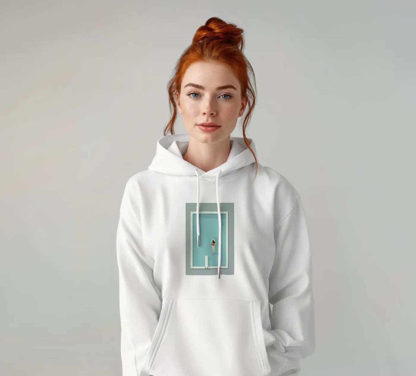 Pool hoodie by Amalia Restrepo