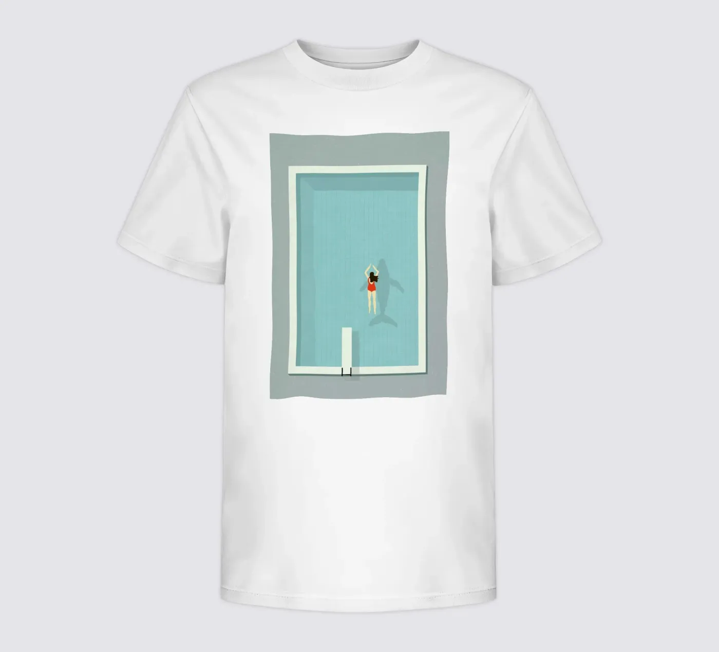 Pool kids t-shirt by Amalia Restrepo