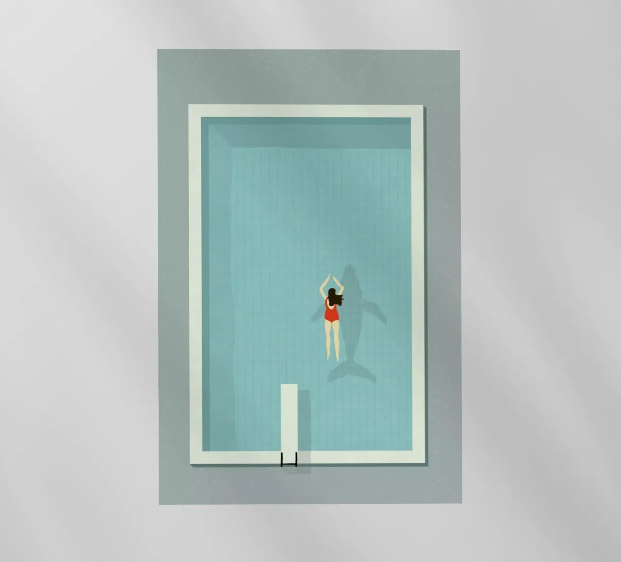 Pool pellicola backlit da Amalia Restrepo