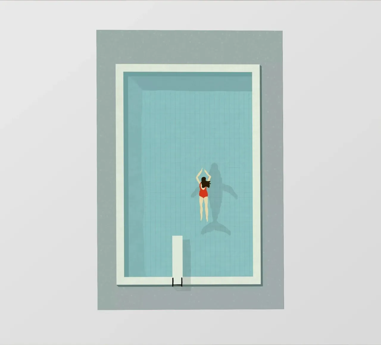 Pool pellicola backlit da Amalia Restrepo