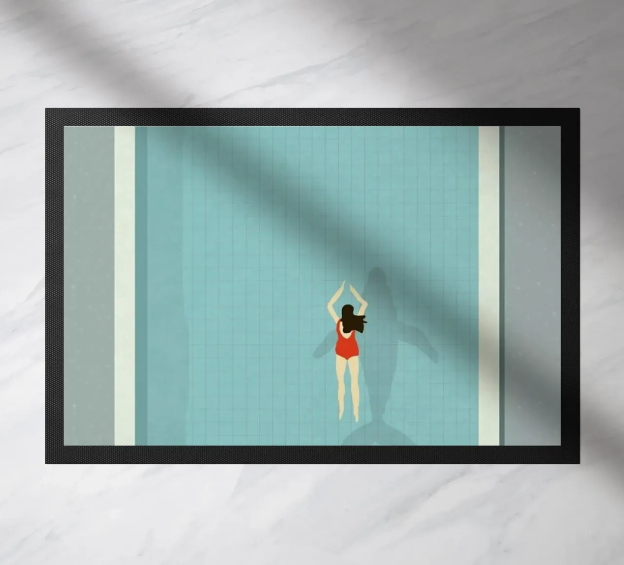 Pool deurmat van Amalia Restrepo