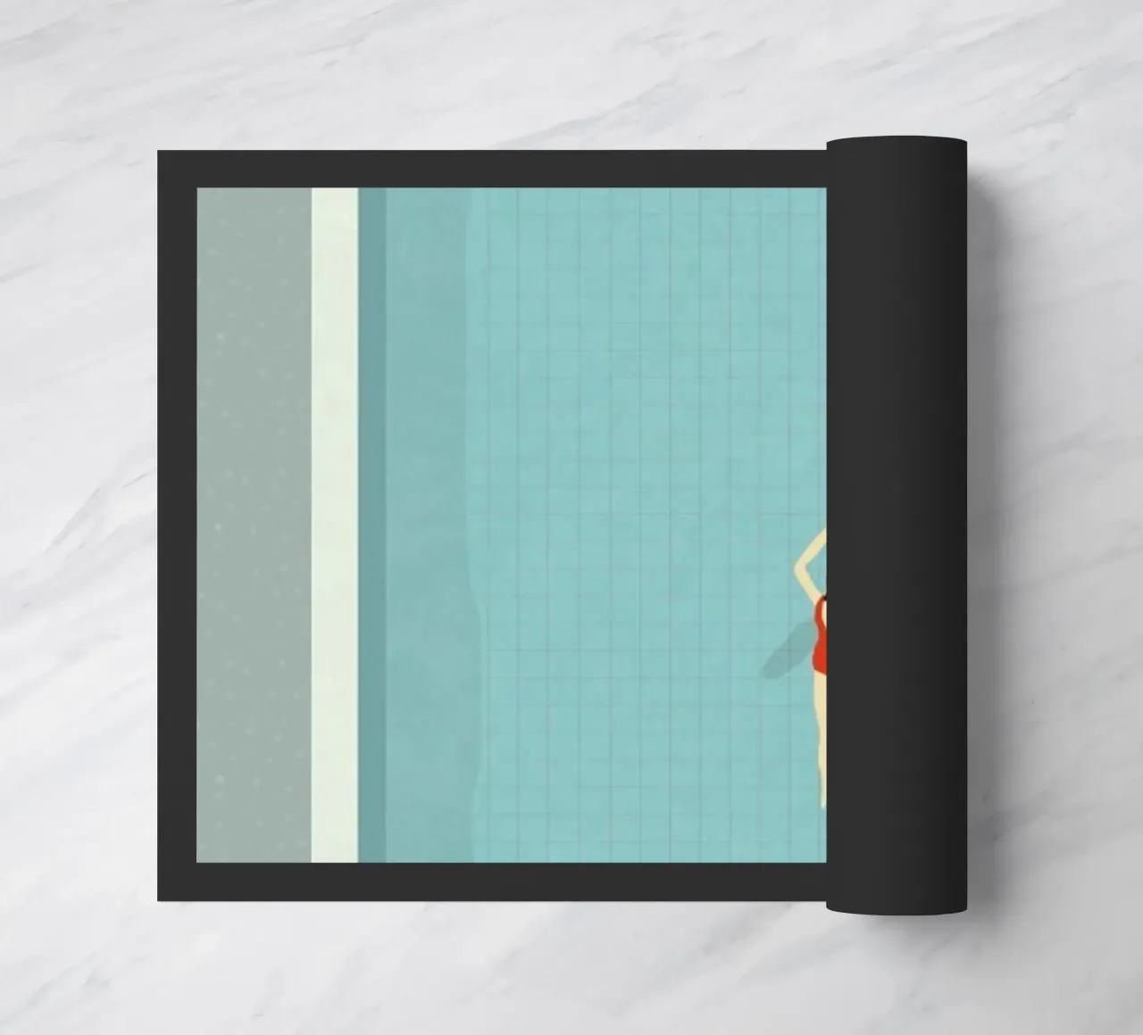 Pool deurmat van Amalia Restrepo