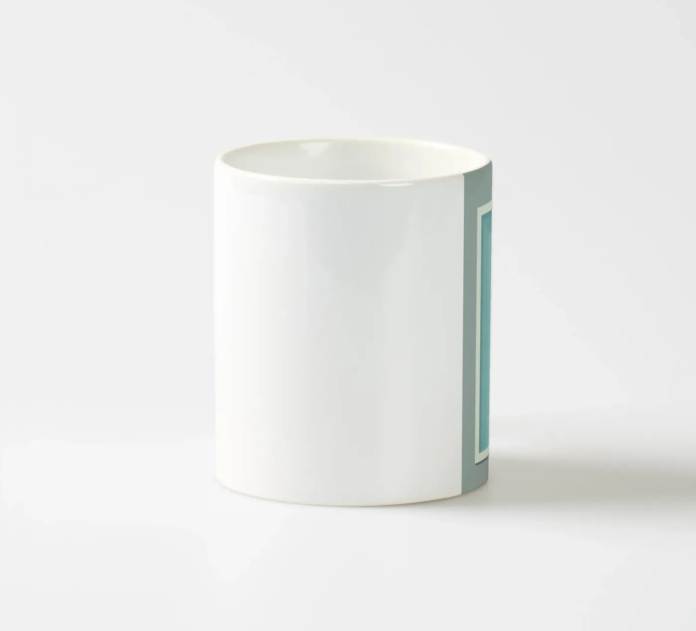 Pool ceramic mug by Amalia Restrepo