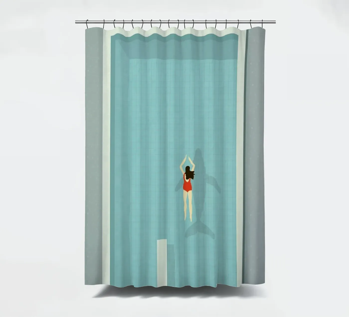 Pool Duschvorhang von Amalia Restrepo