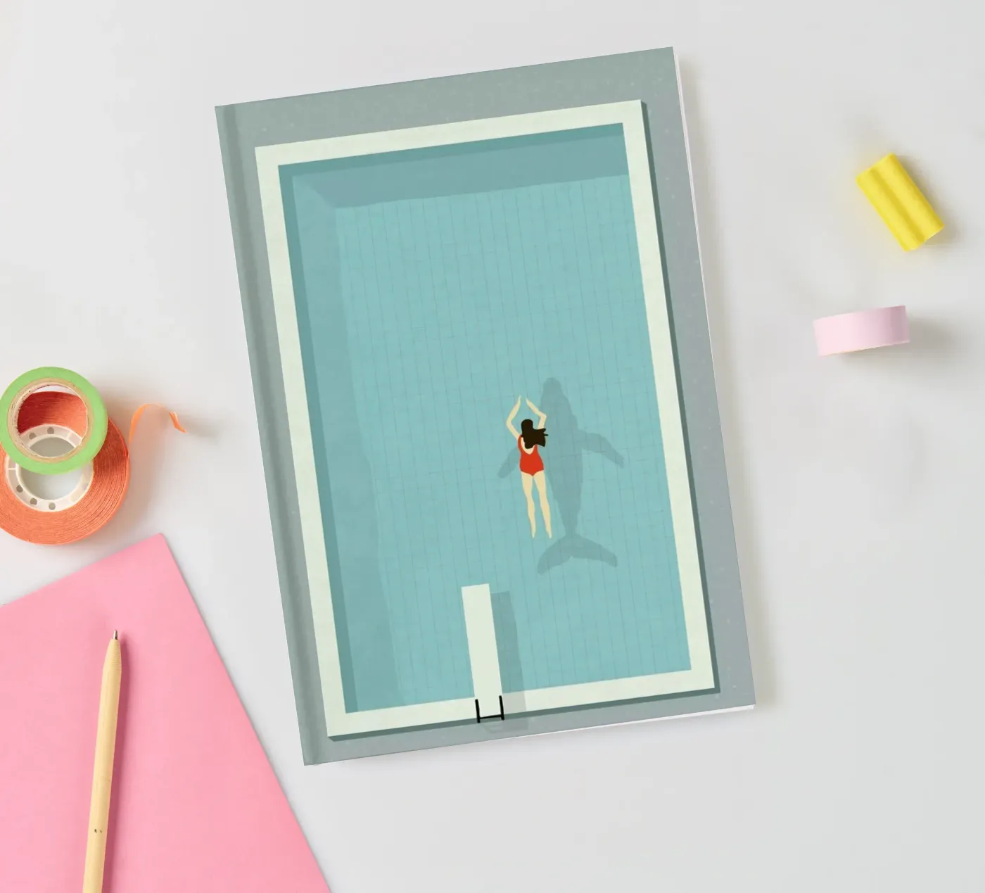 Pool Notizbuch von Amalia Restrepo