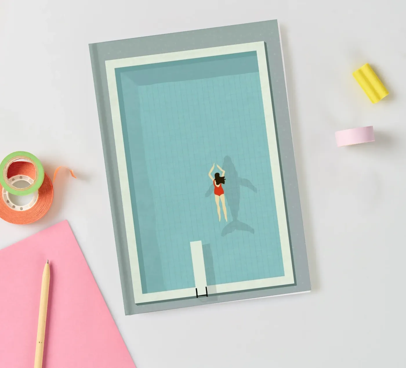 Pool notebook by Amalia Restrepo