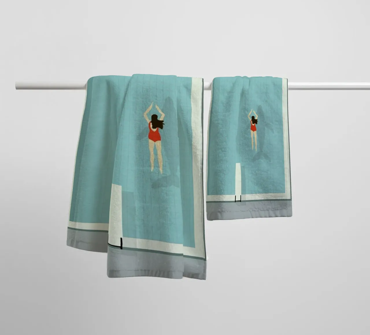 Pool badhanddoek van Amalia Restrepo