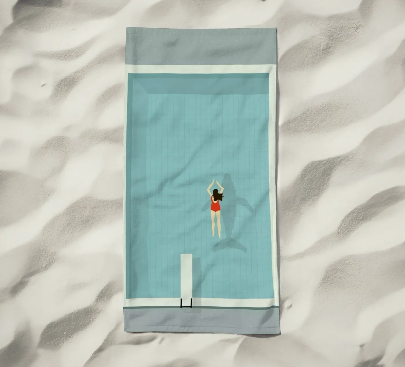 Pool strandhanddoek van Amalia Restrepo