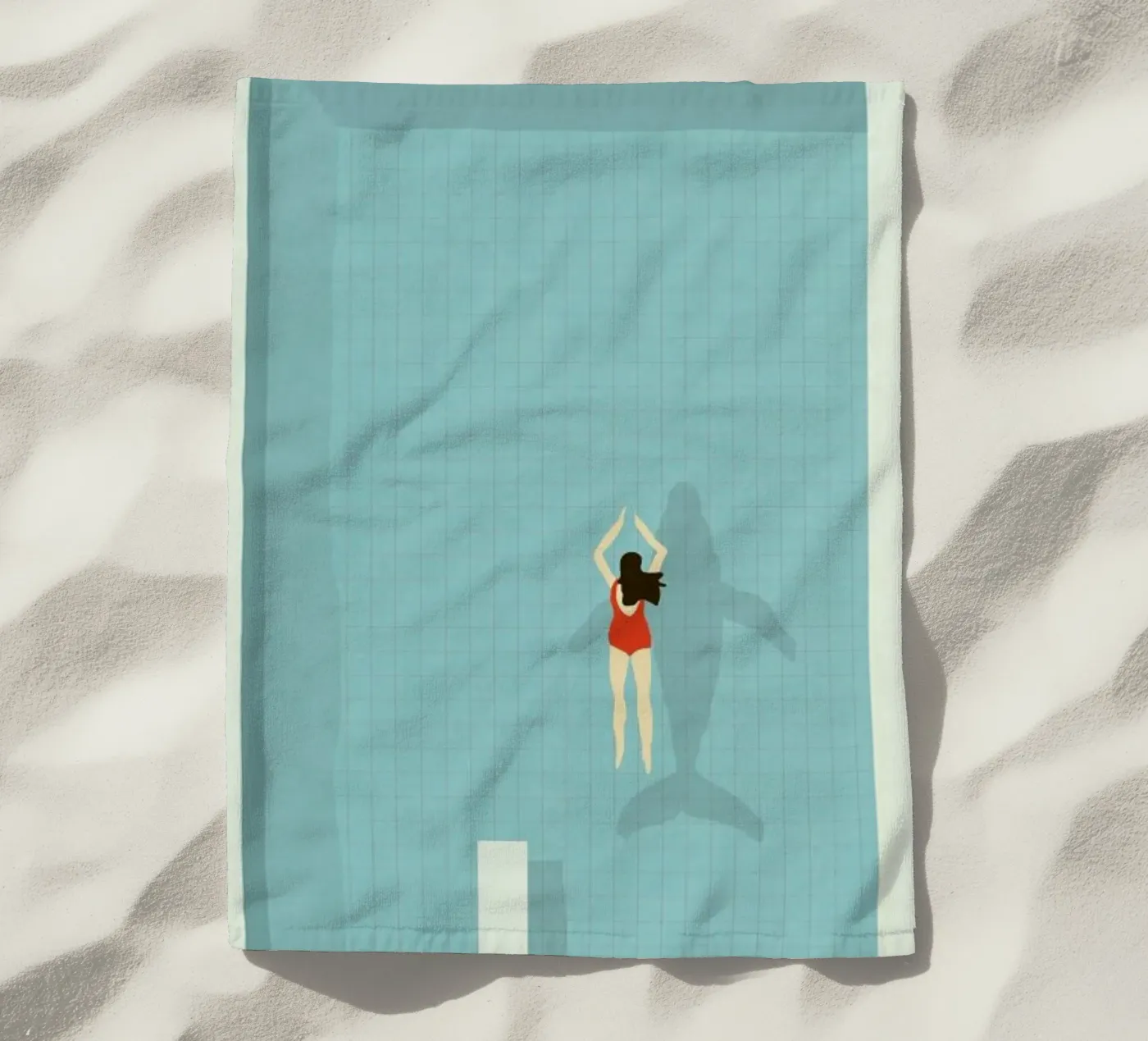 Pool strandhanddoek van Amalia Restrepo