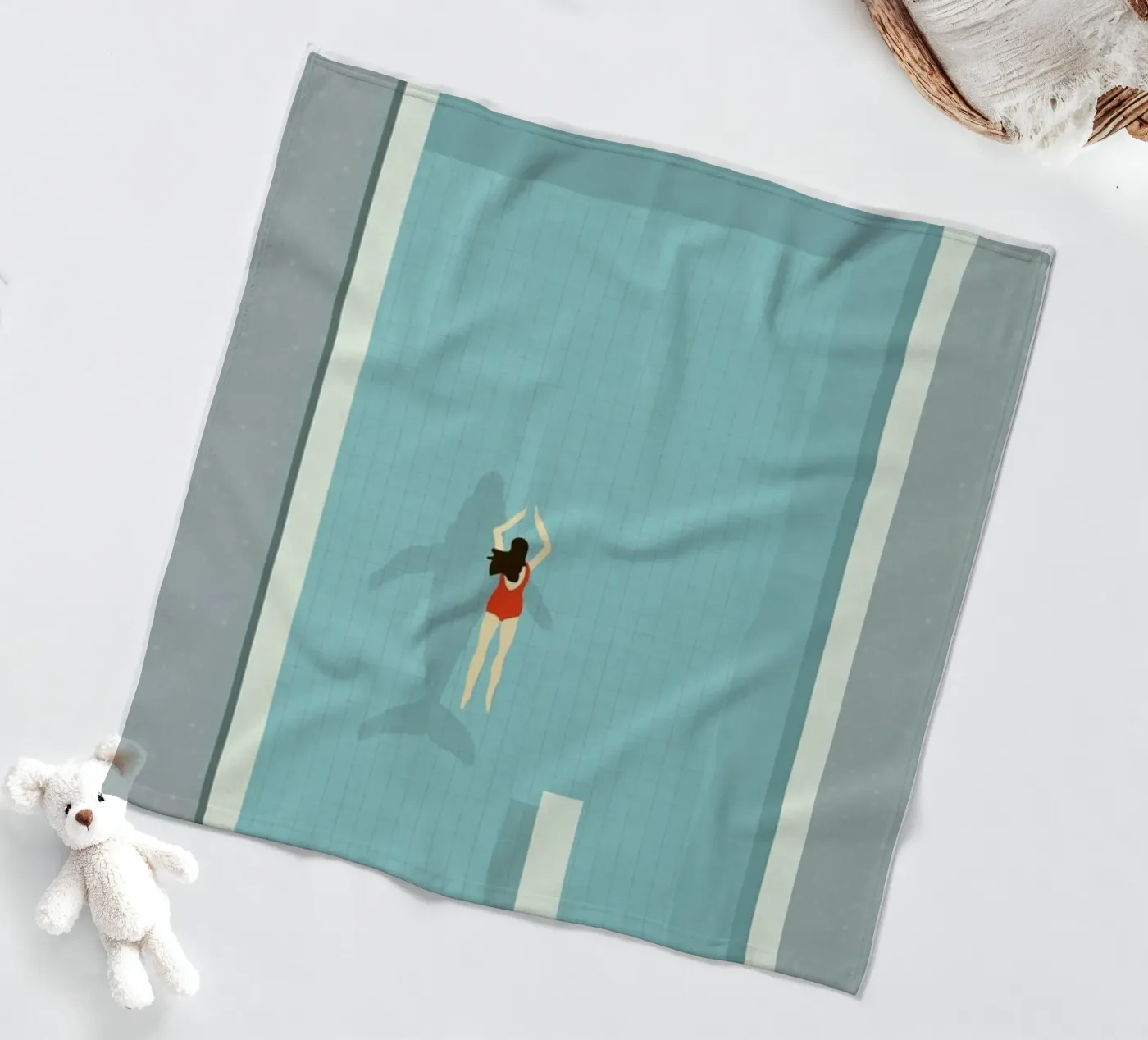 Pool Fleecedecke von Amalia Restrepo