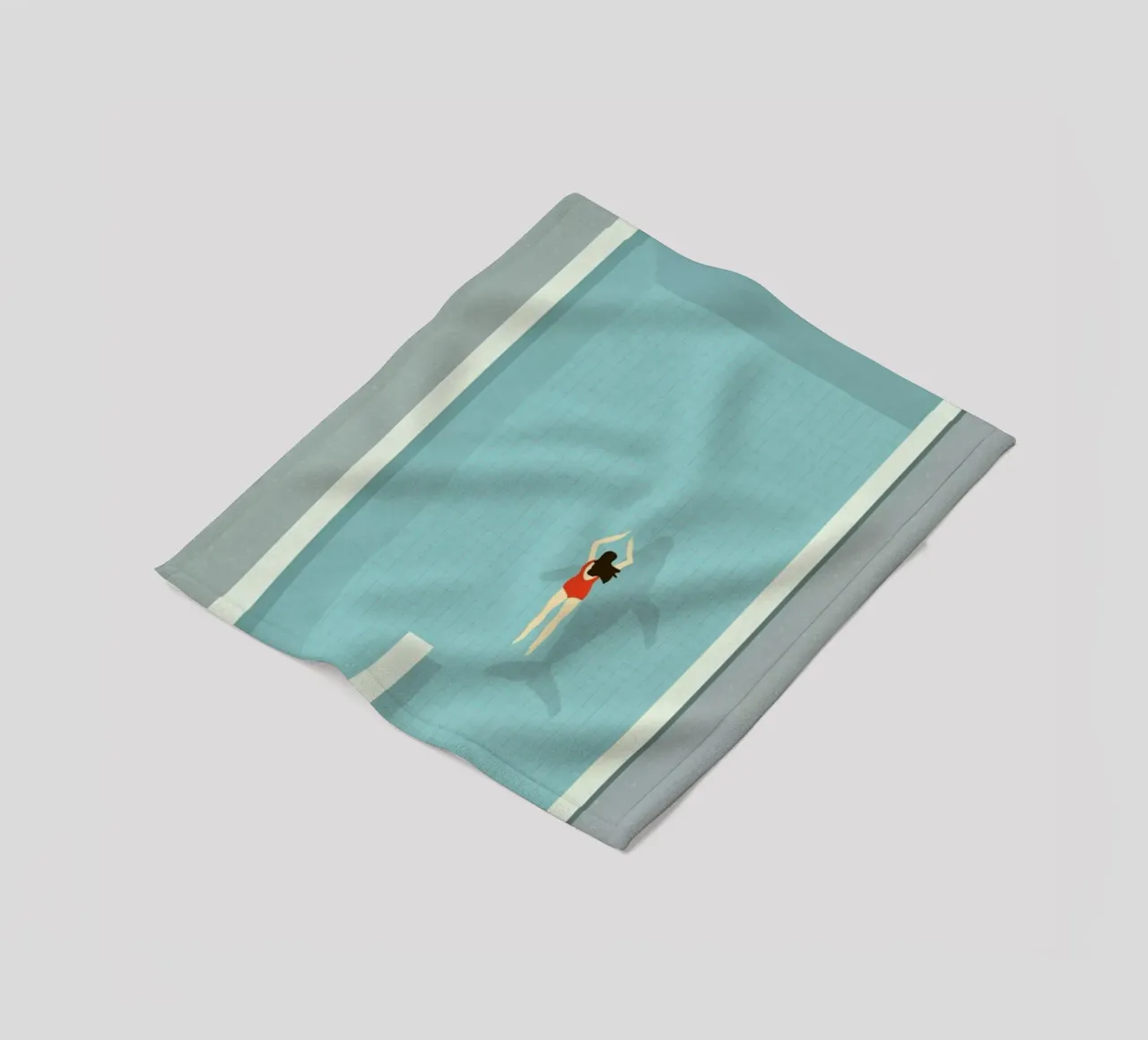 Pool Fleecedecke von Amalia Restrepo