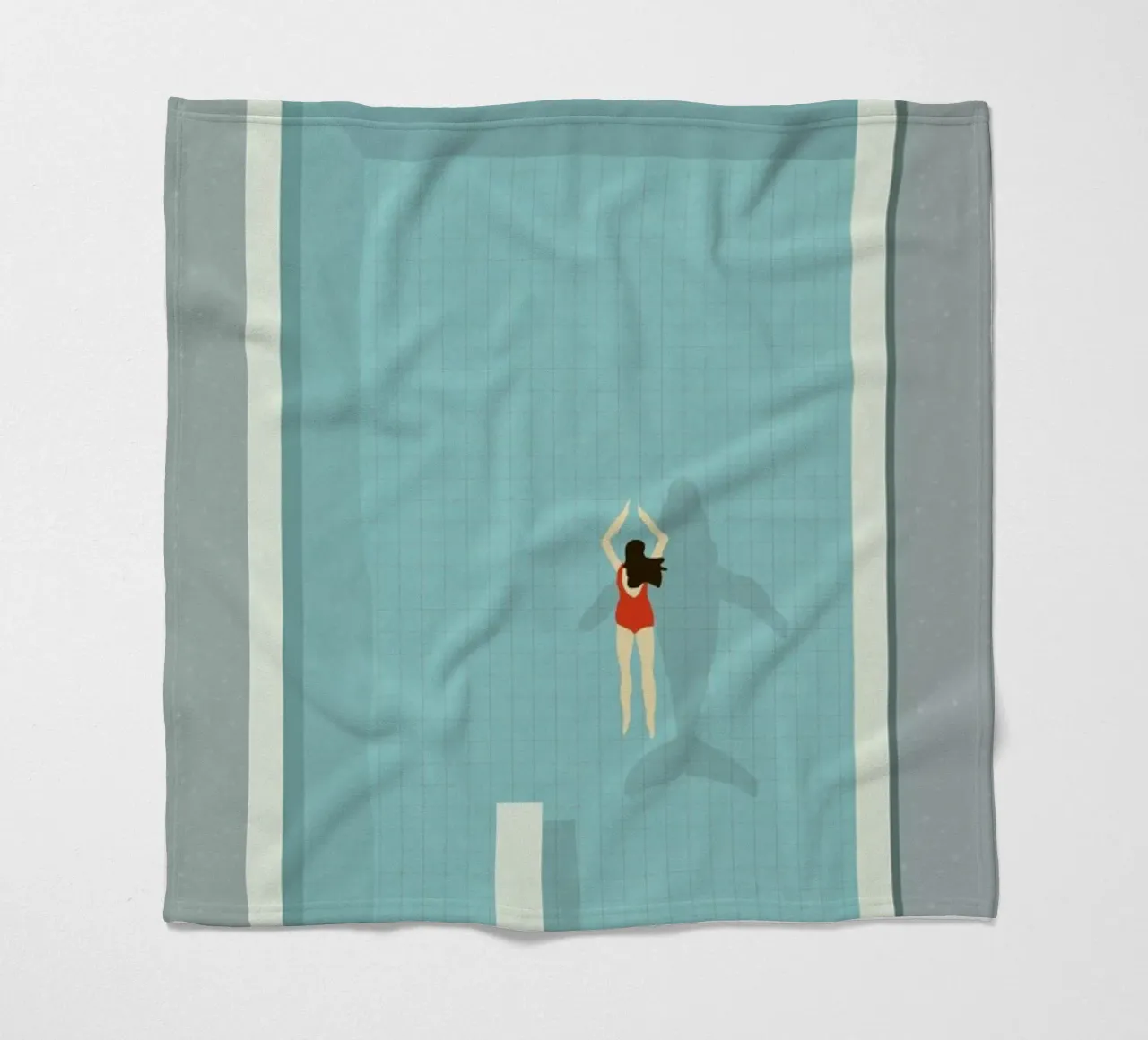 Pool Fleecedecke von Amalia Restrepo