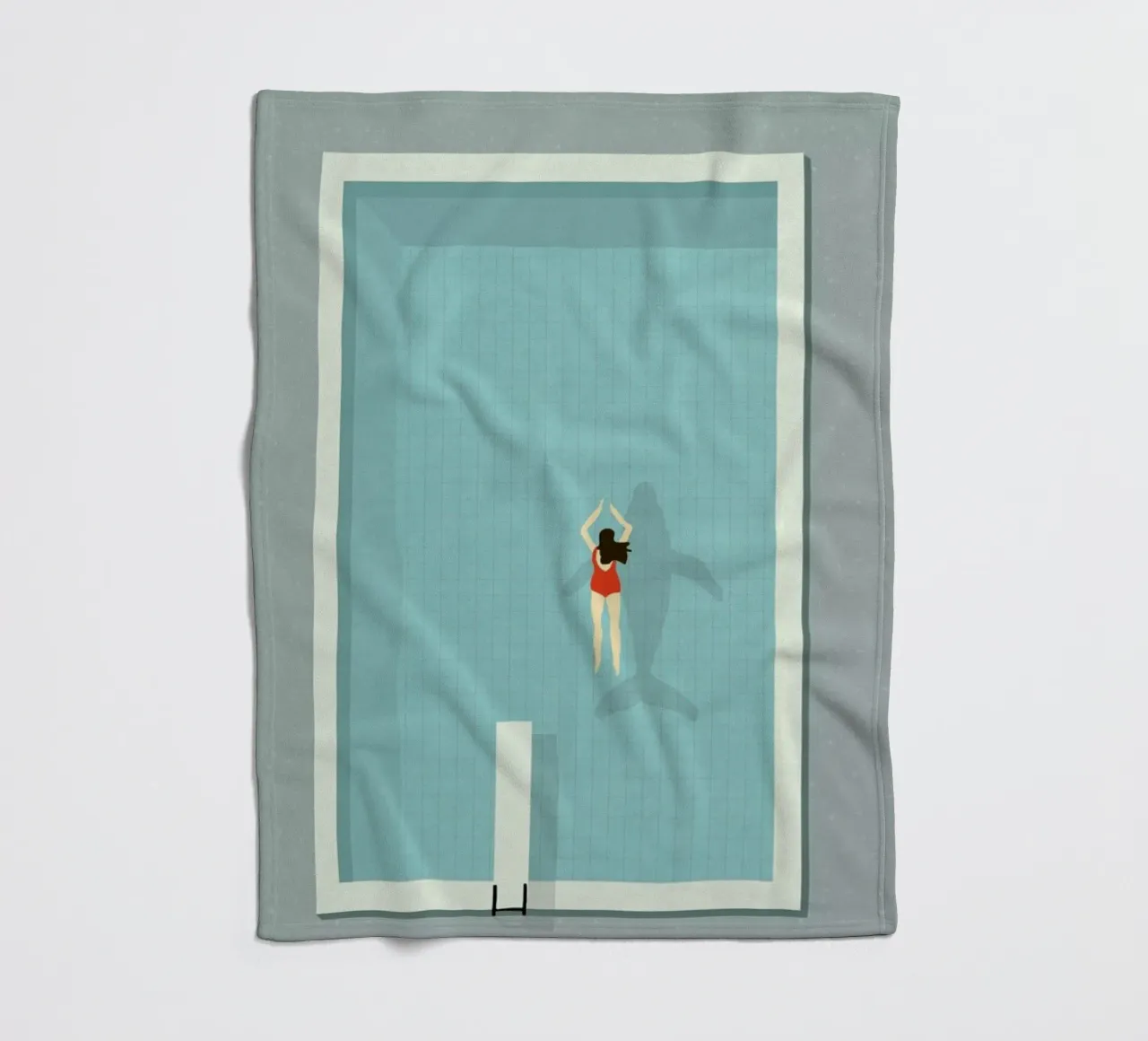 Pool Fleecedecke von Amalia Restrepo