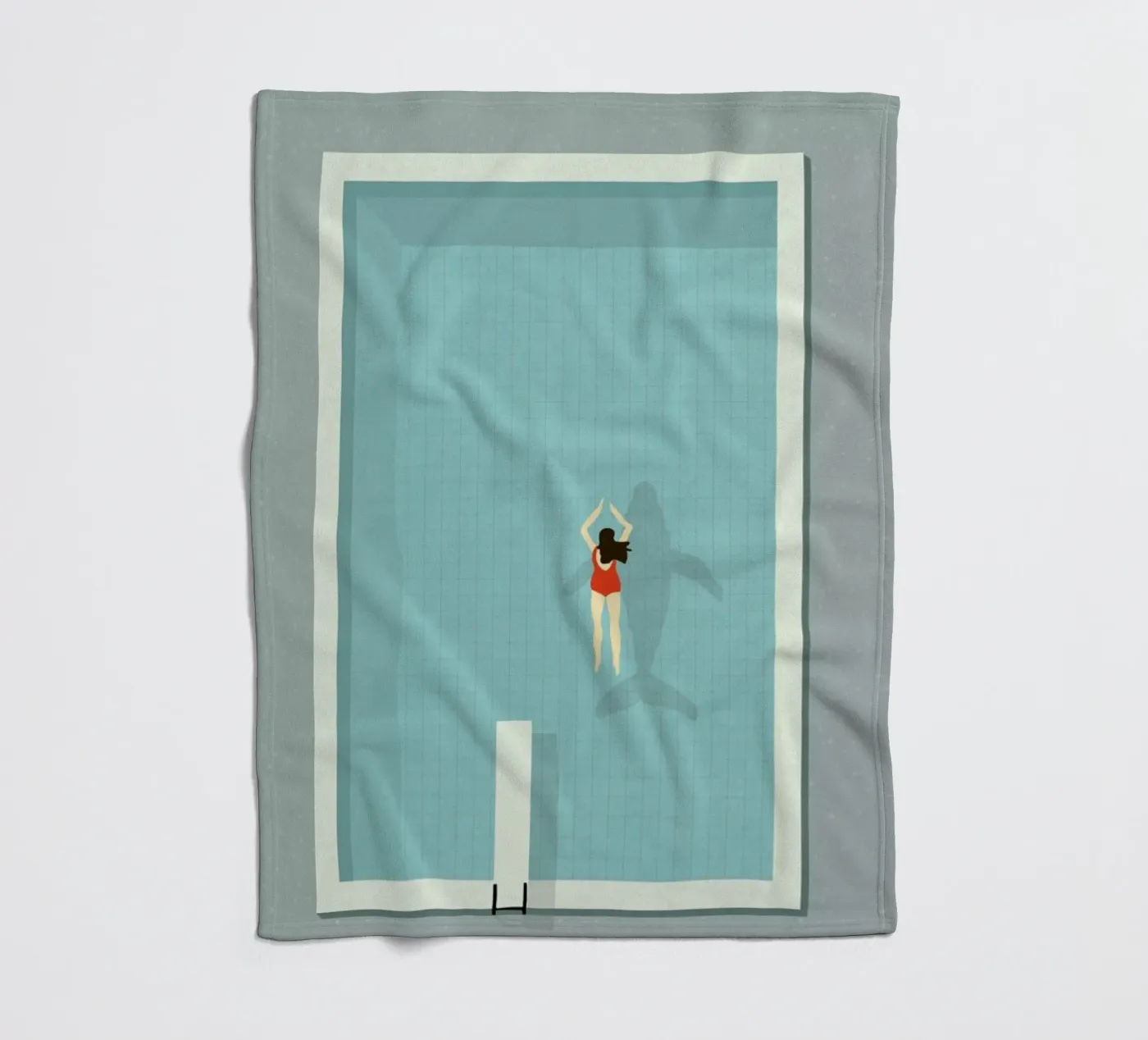Pool Fleecedecke von Amalia Restrepo