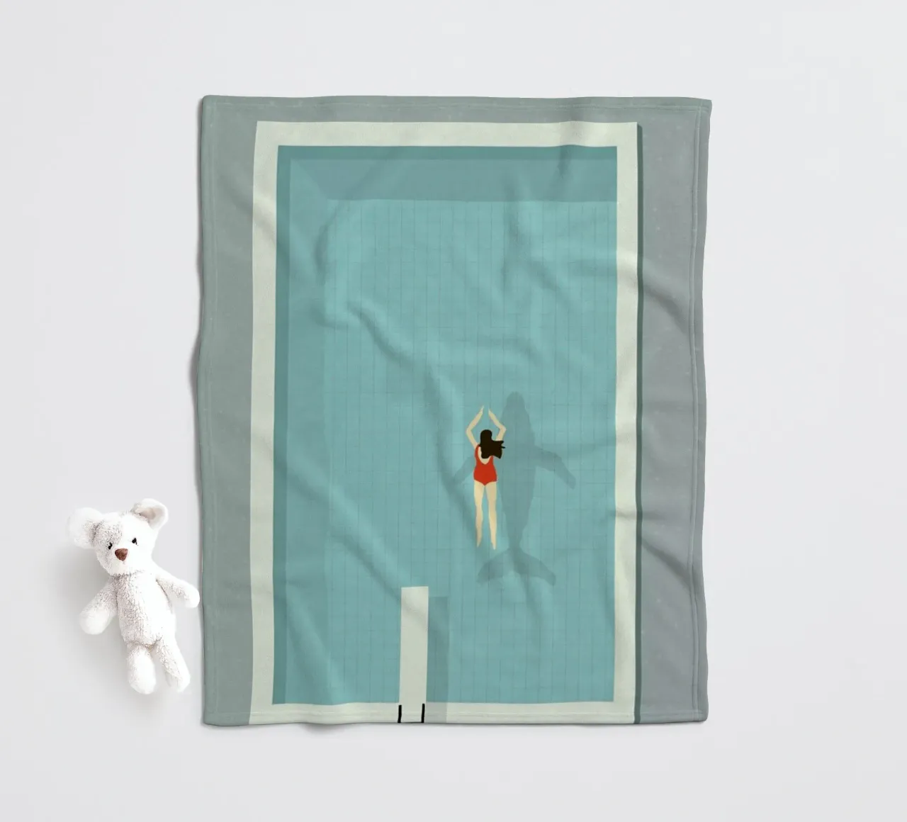 Pool Fleecedecke von Amalia Restrepo