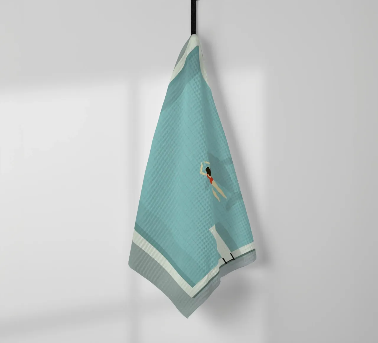 Pool Geschirrtuch von Amalia Restrepo