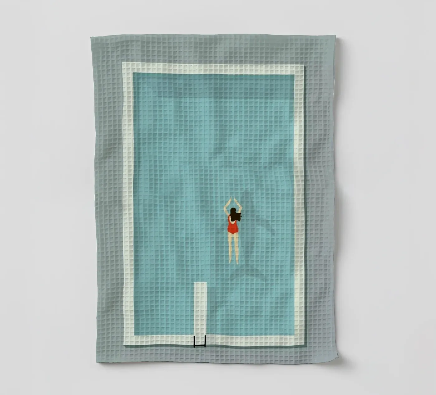 Pool Geschirrtuch von Amalia Restrepo