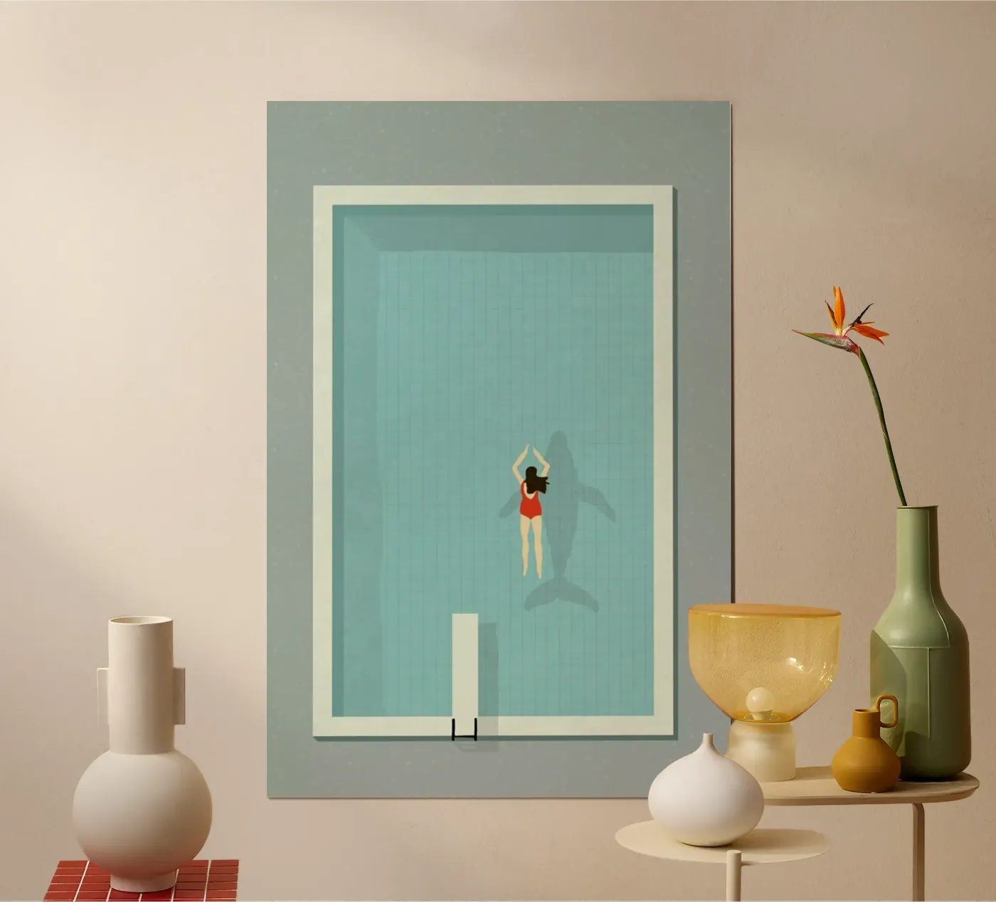 Pool Poster von Amalia Restrepo