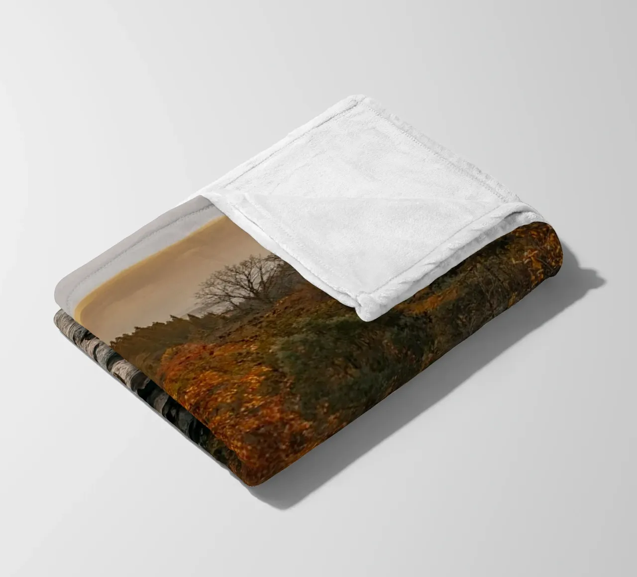 Fiume d'autunno a Niigata, Giappone coperta in pile da Marcel Bisig