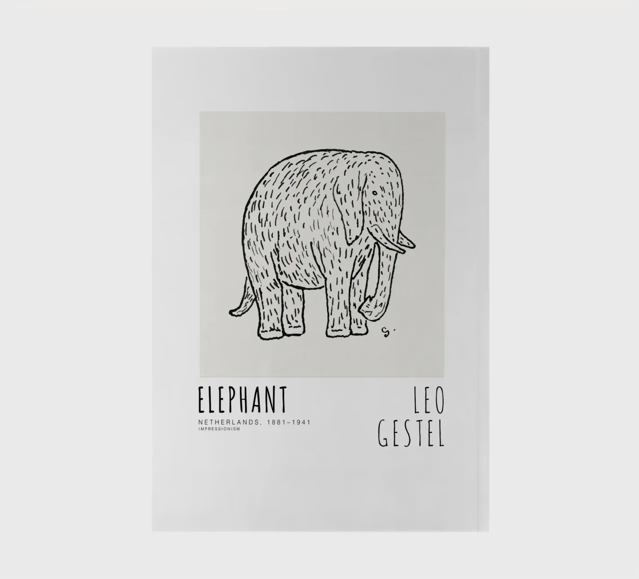 Leo Gestel - Elefant diario da Old Masters