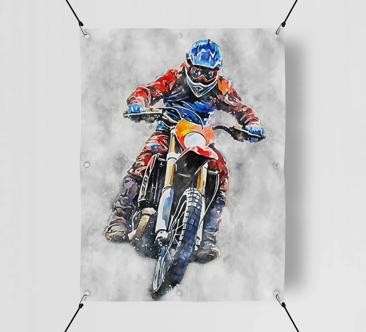 Motocross Color Gray telo in pvc da Mateo
