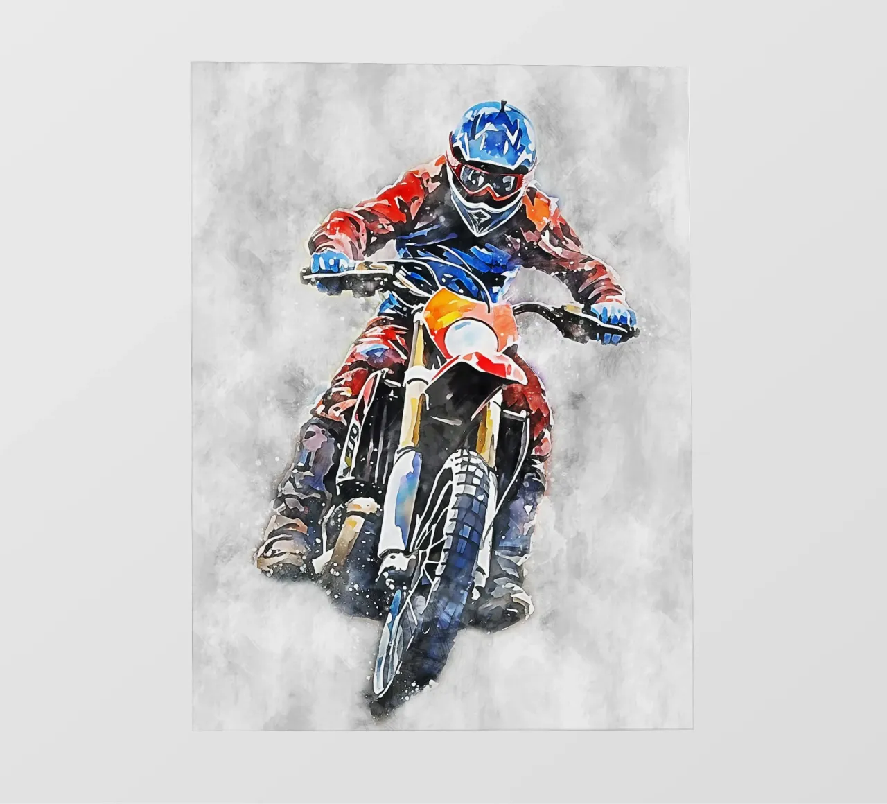 Motocross Color Gray telo in pvc da Mateo