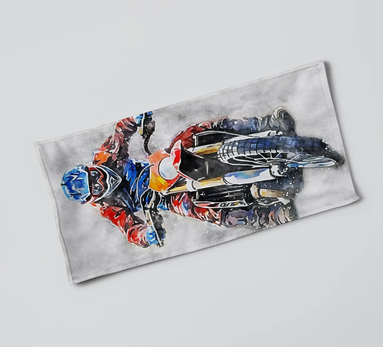Motocross Color Gray asciugamano da bagno da Mateo