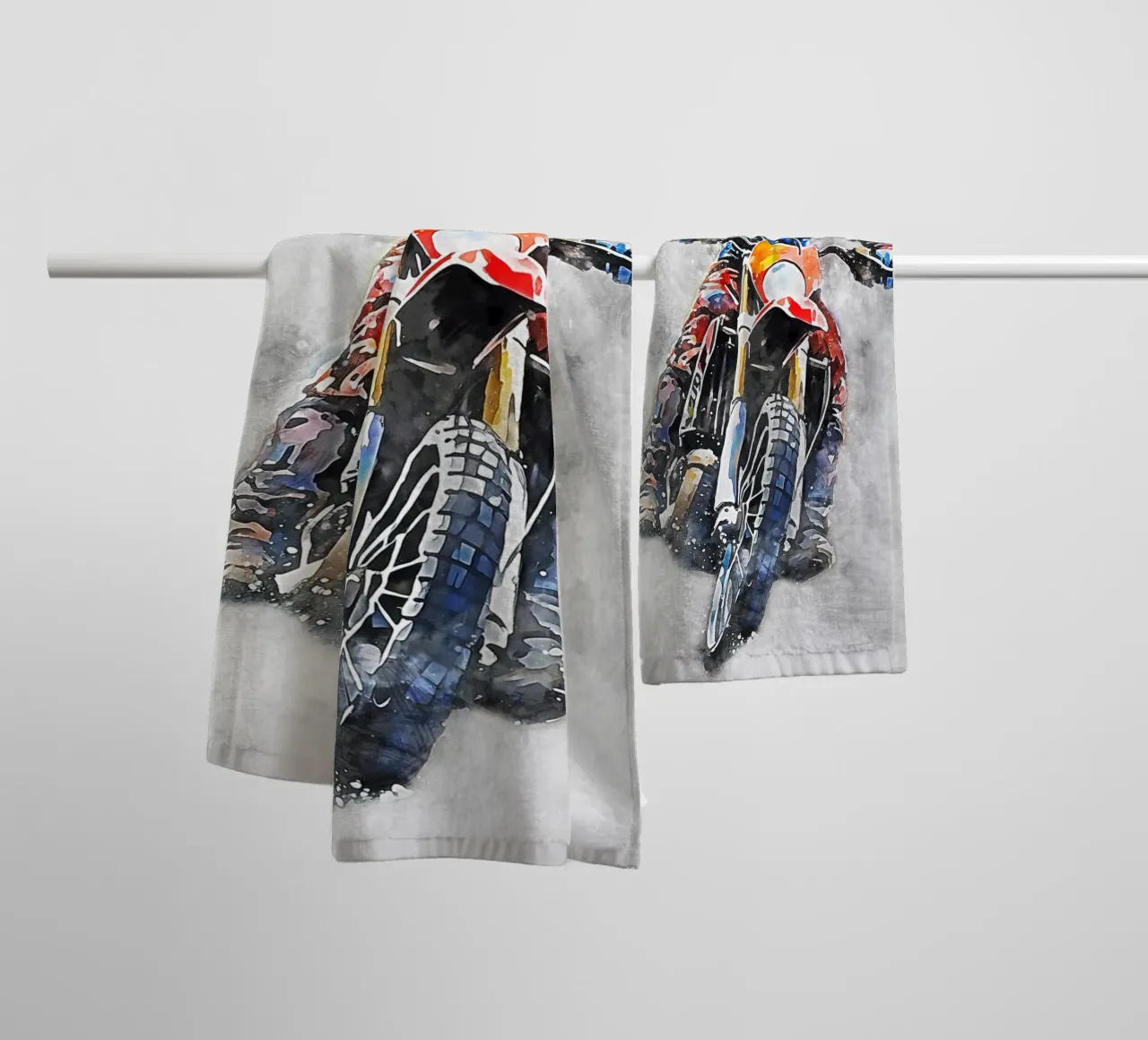 Motocross Color Gray asciugamano da bagno da Mateo