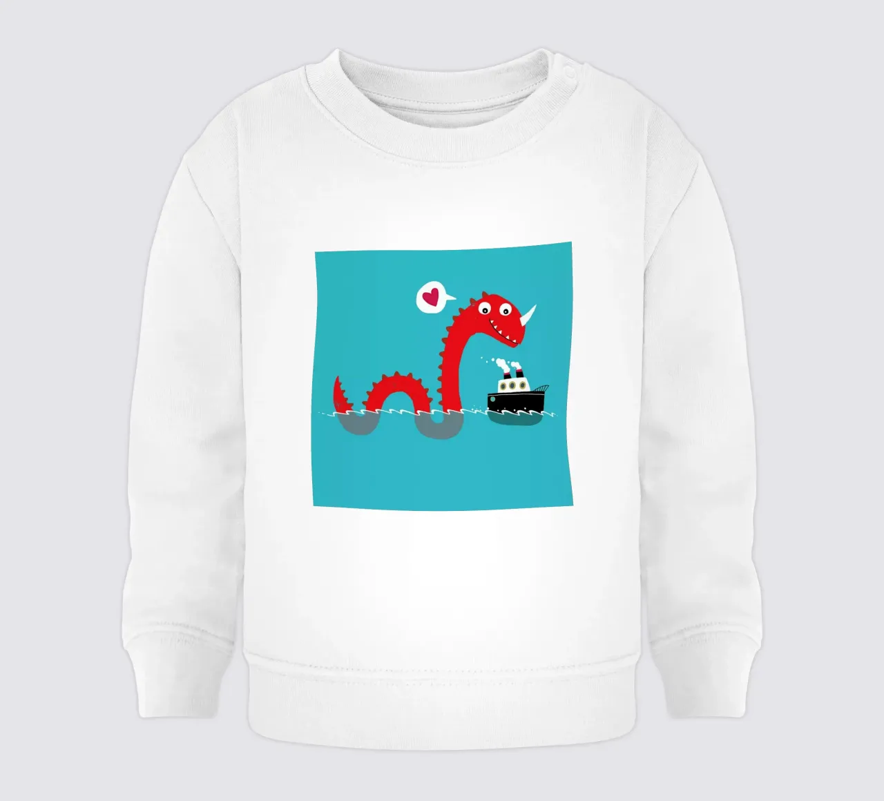 Love on the Open Seas felpa neonato da DinoMike