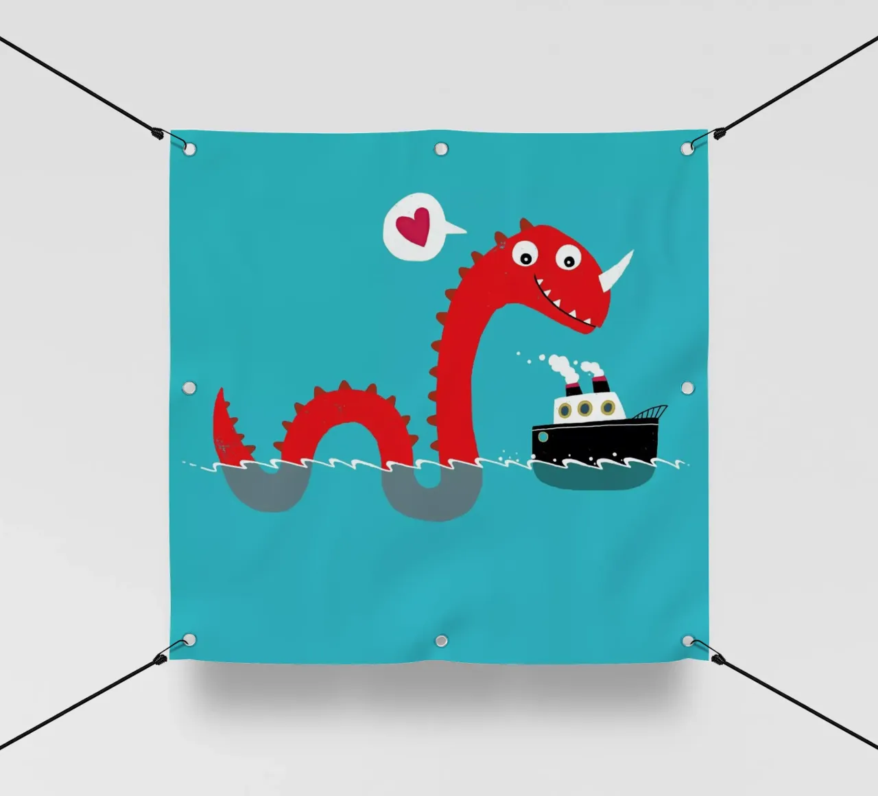 Love on the Open Seas telo in pvc da DinoMike